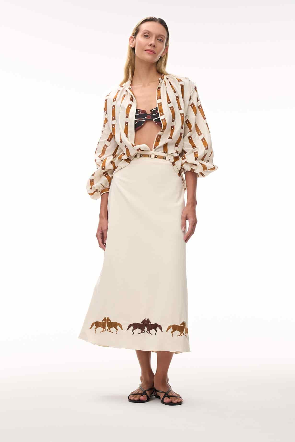 Don Simón Linen Shirt / Horse Reins - miniatura 2