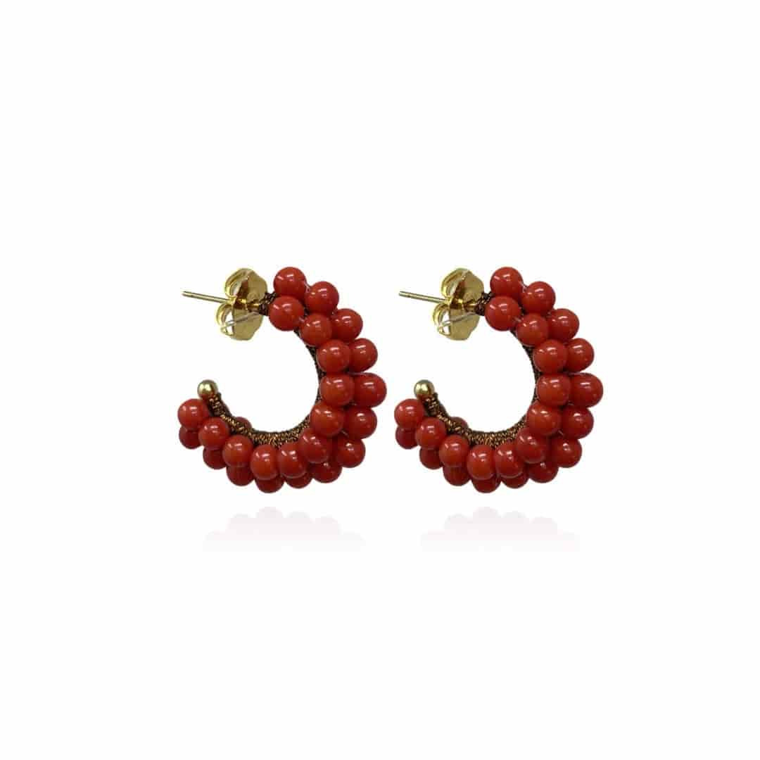 MEDIUM BOUQUET HOOP - TERRACOTA ROUND - miniatura 1