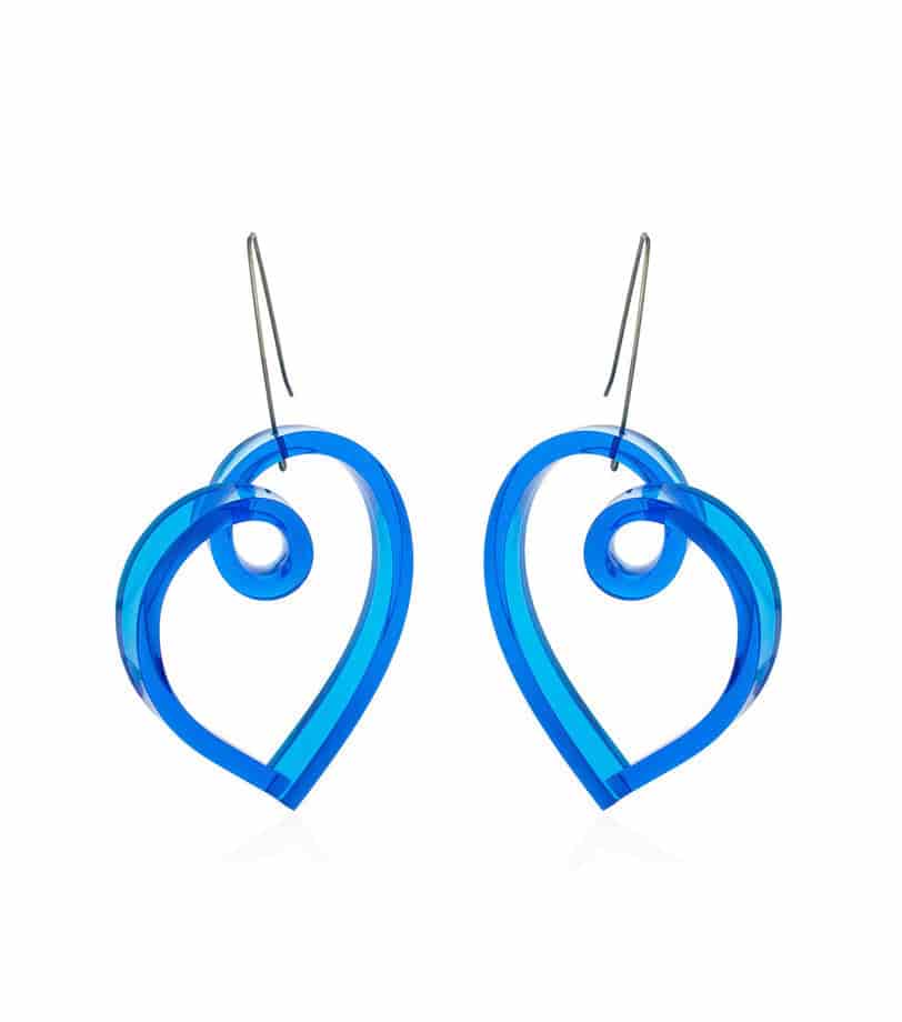 Aretes Corazón Infinito Grande - miniatura 8