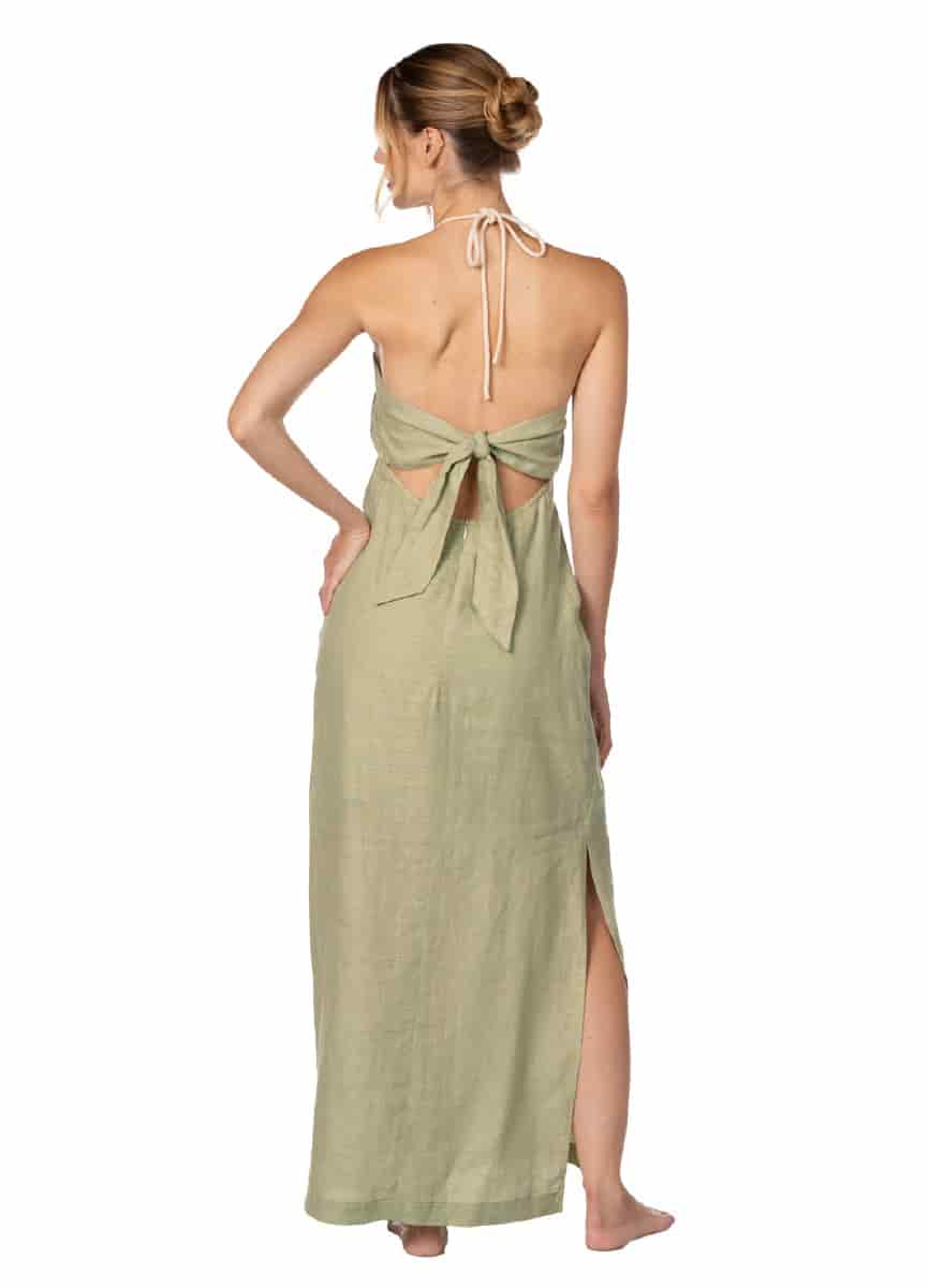 GREEN DREAMS ANKARA DRESS          9751 - miniatura 4