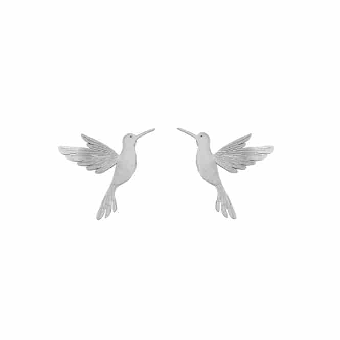 Aretes topo colibrí alas del alma - miniatura 3