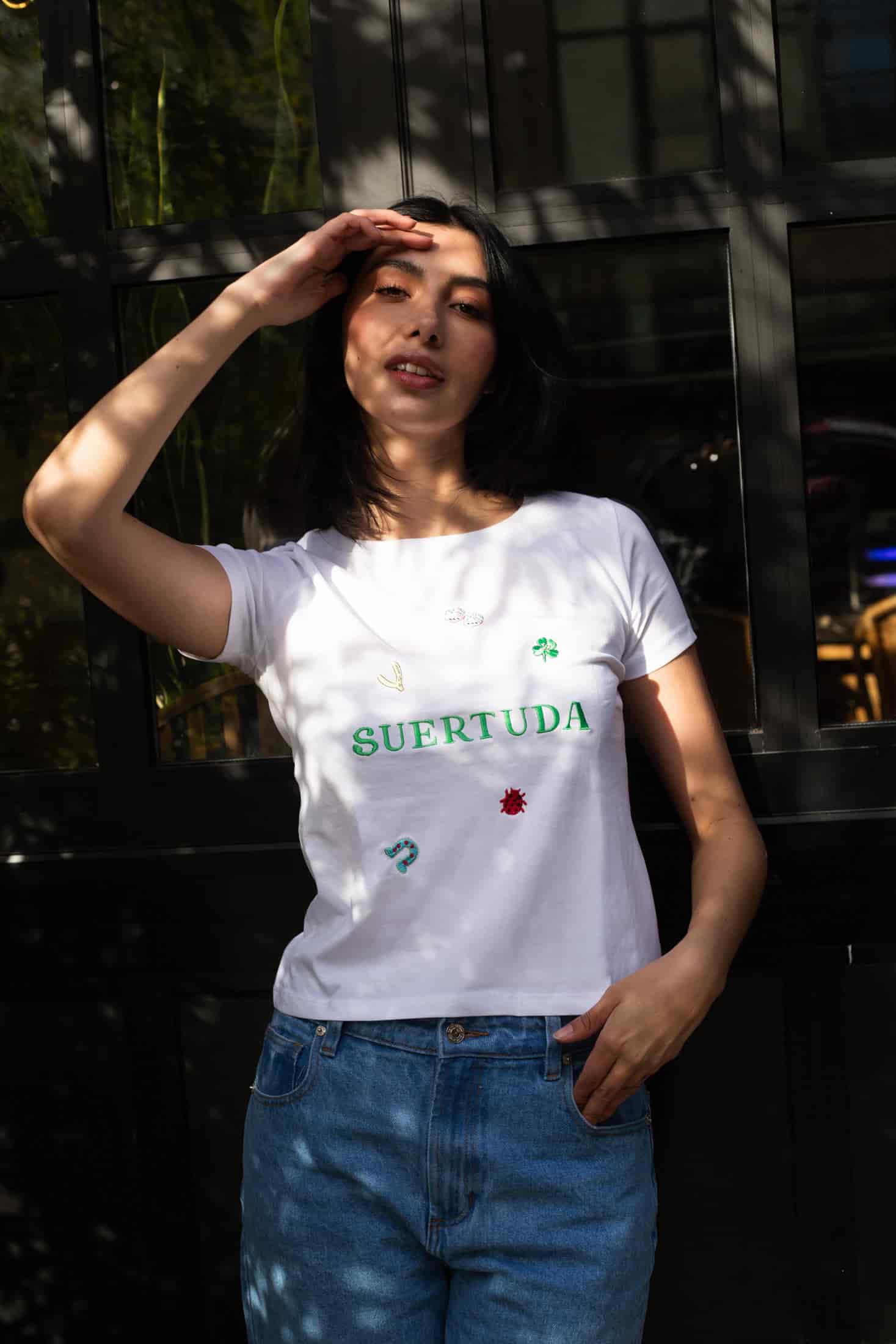 Suertuda Basic/Cropped Tee - miniatura 1