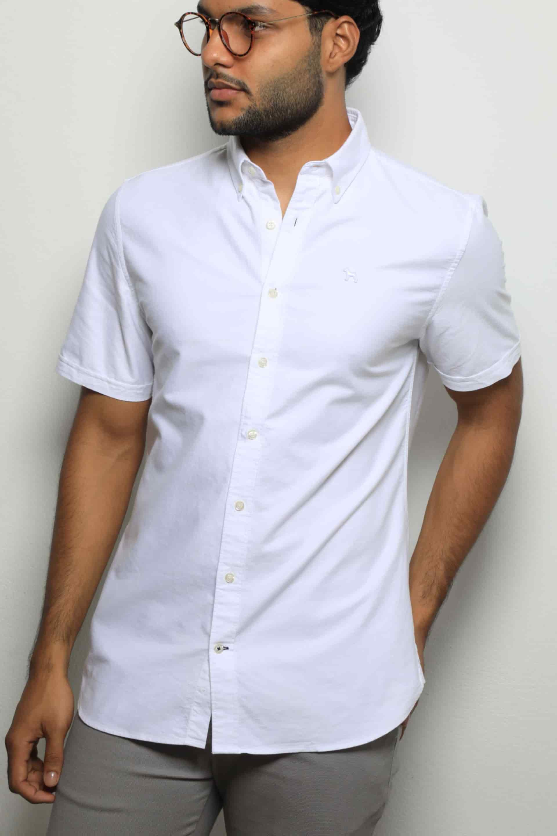 Camisa Manga Corta Blanco/Oxford - miniatura 4