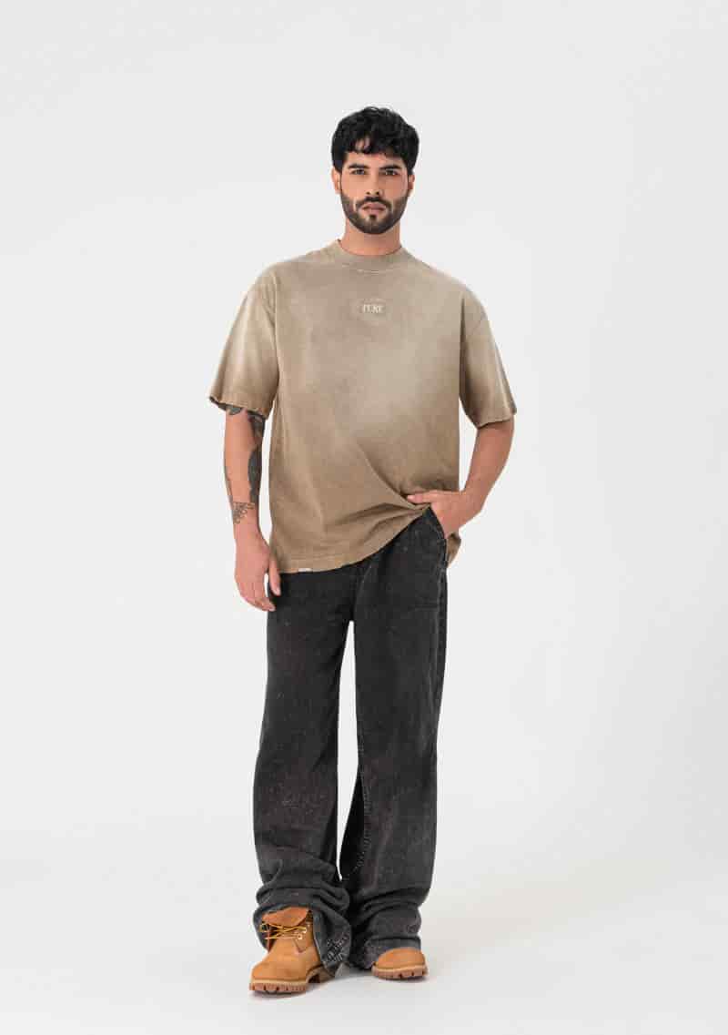 Heraldic brown shield T-shirt - miniatura 6