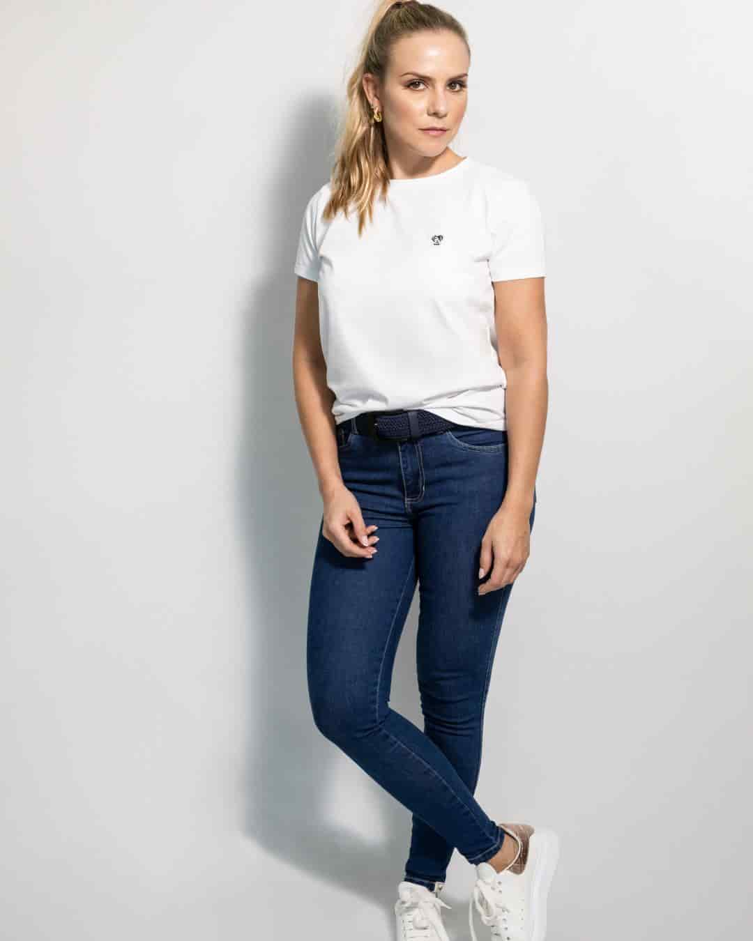 Camiseta Antimanchas de Mujer Blanca - miniatura 7