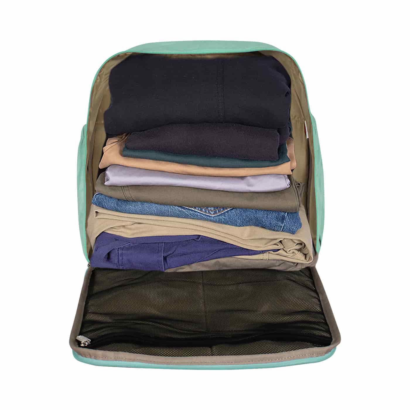 Morral Cabina Tapa PLEGABLE Verde Menta - miniatura 6