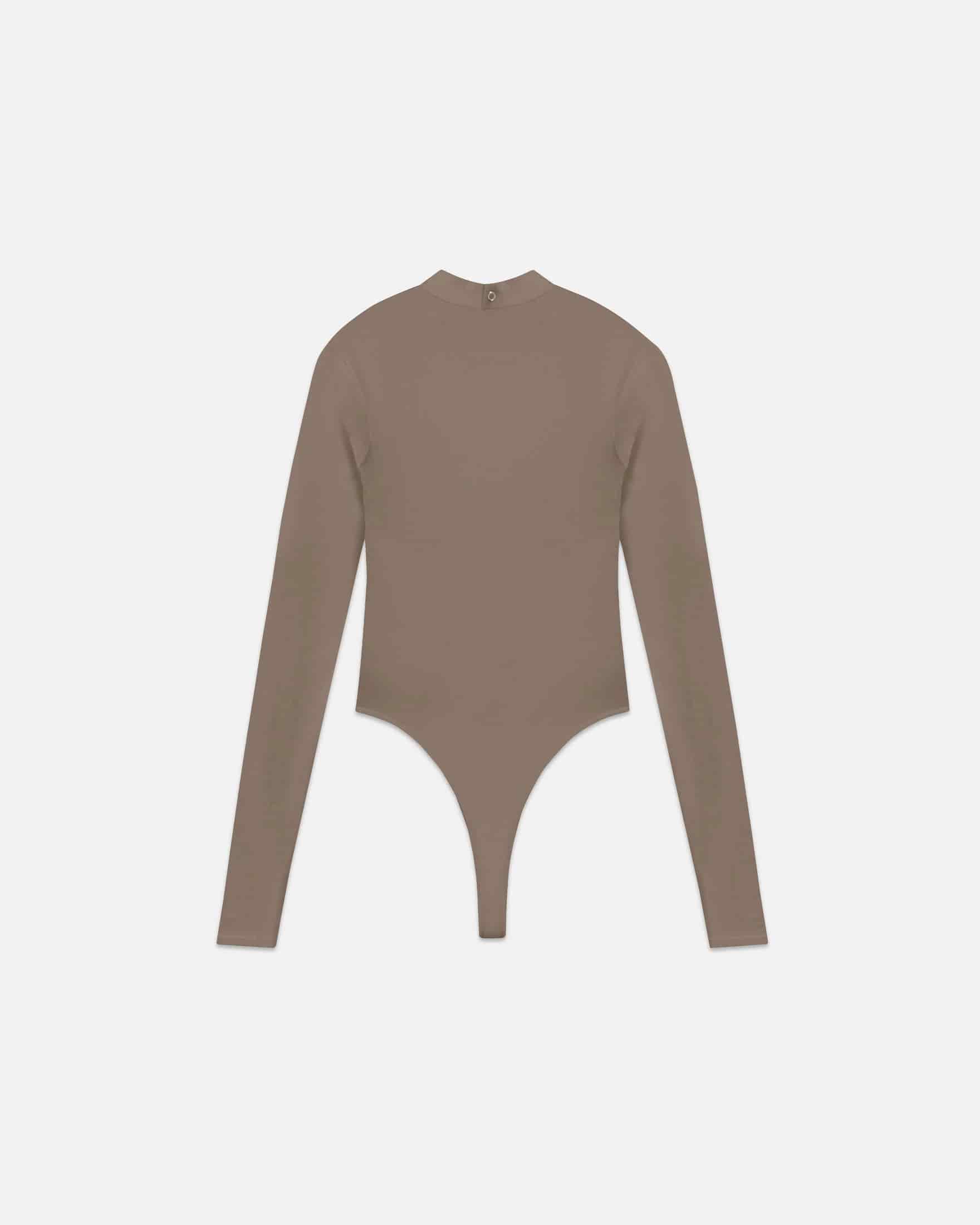 Body Line Undergold Studio Turtleneck Bodysuit Brown - miniatura 3