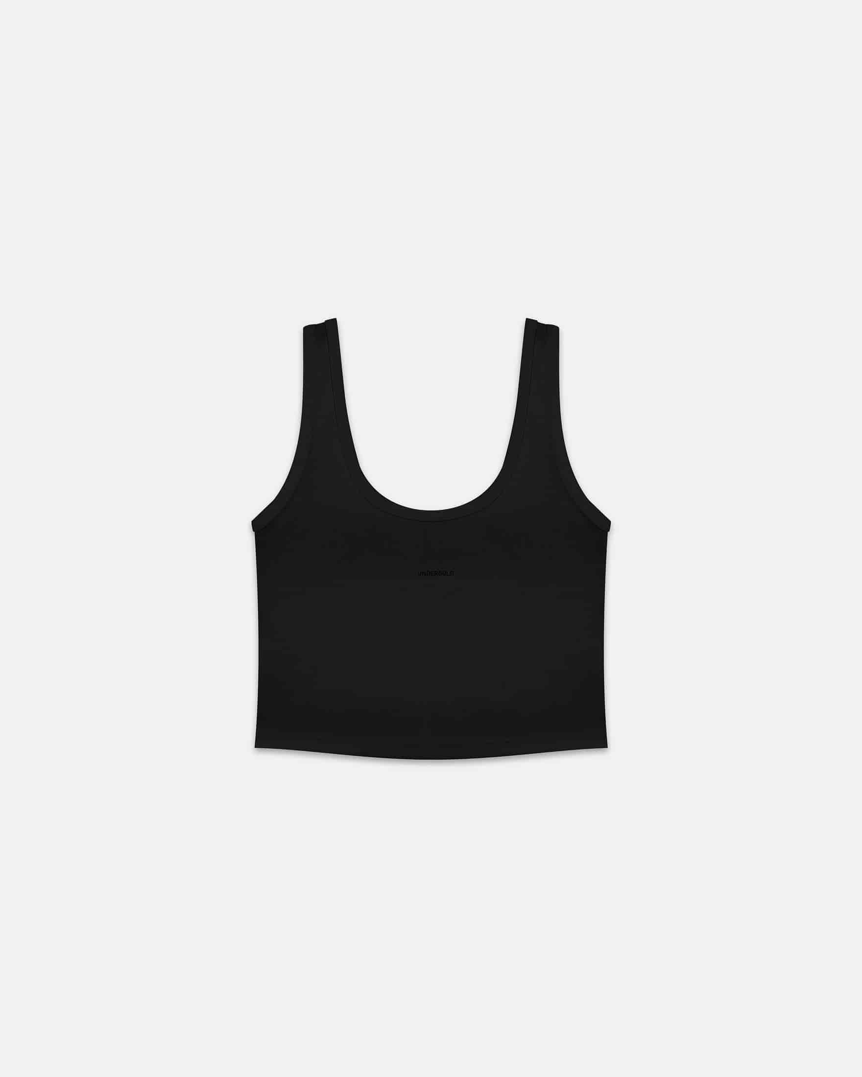 W Line Basic Tank Top Black - miniatura 1