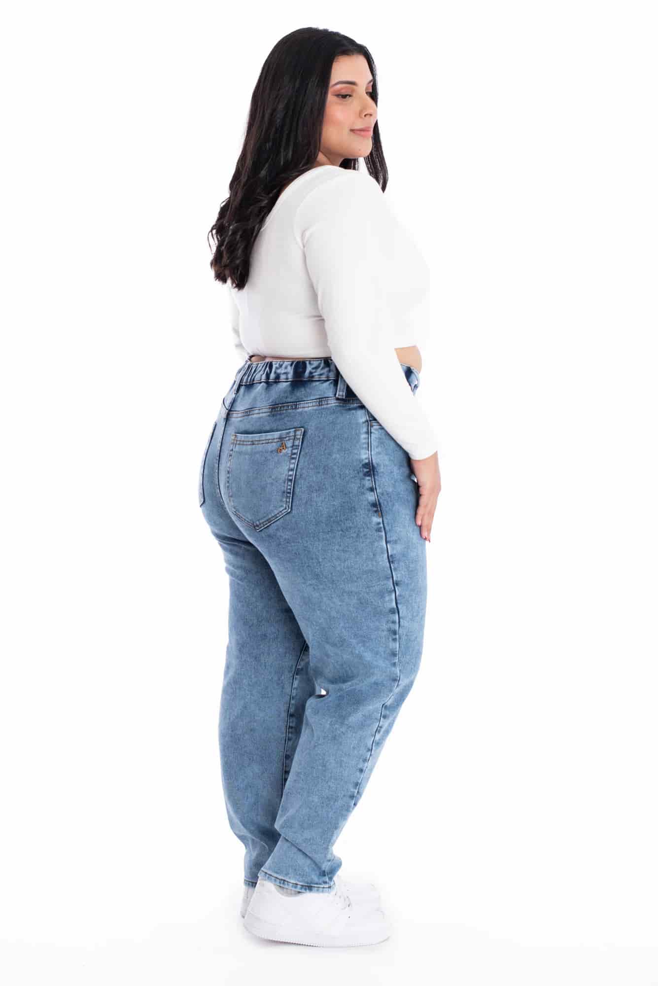 Jean Mom Azul Medio 401 - miniatura 9