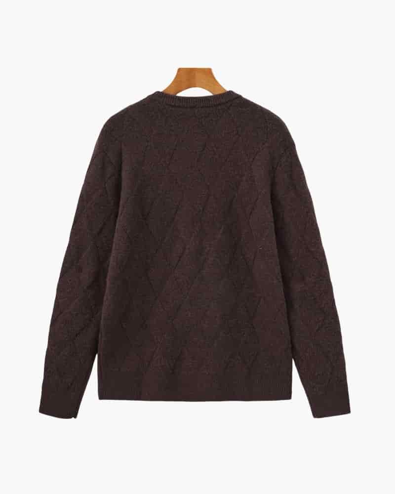 Diamond Knit Crewneck Sweater - miniatura 17