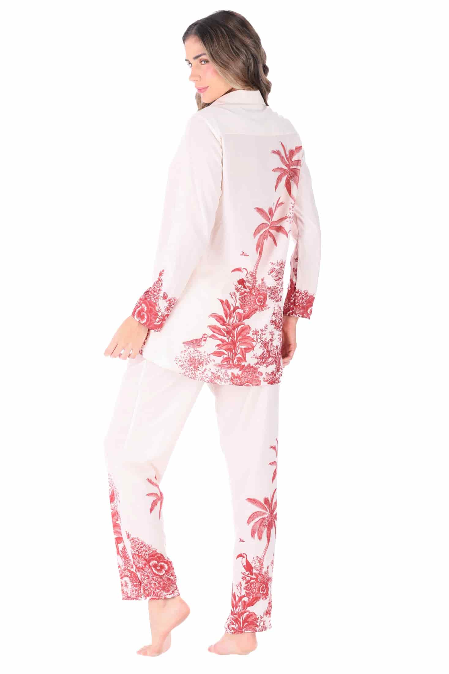 PIJAMA PANTALON ELLIPSE ECOS ESTAMPADO - miniatura 2
