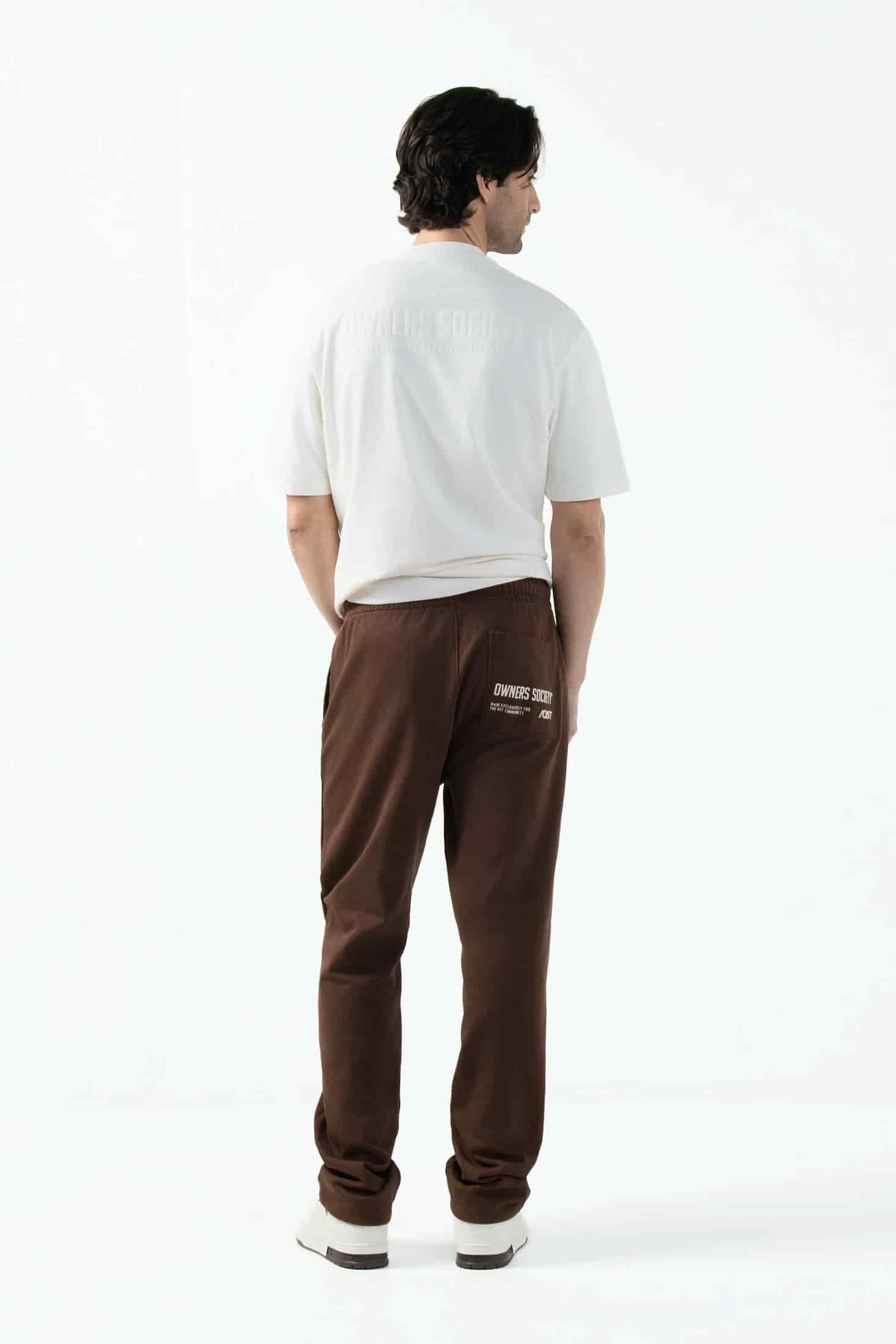 PANTALON SUDADERA COLOR SHAVED CHOCOLATE - miniatura 6