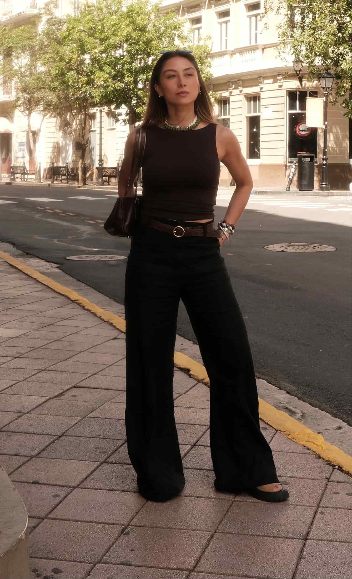 Pantalón Aire de lino | Negro - miniatura 8