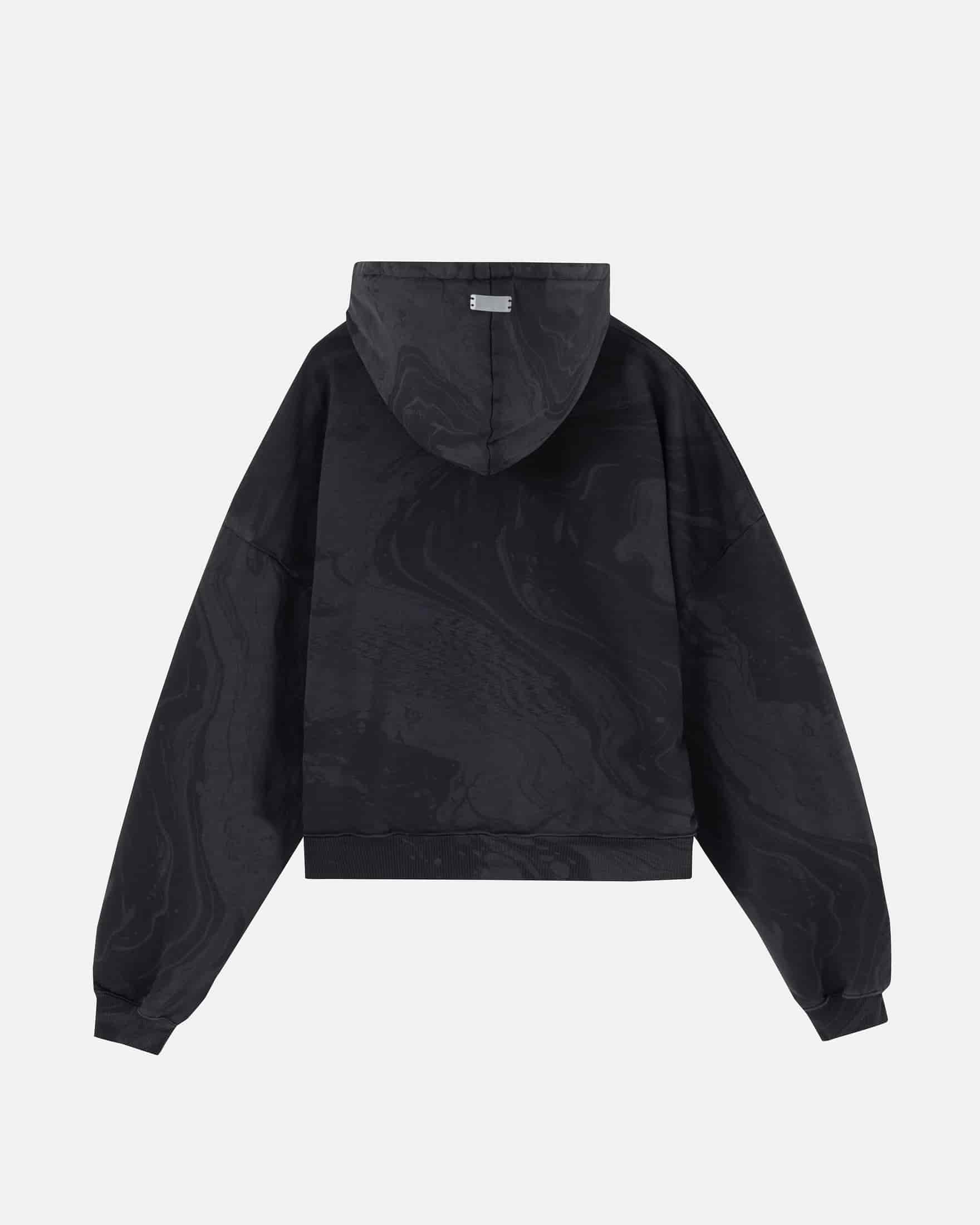 Basics UNDGLD Boxy Hoodie Oiled Black - miniatura 3