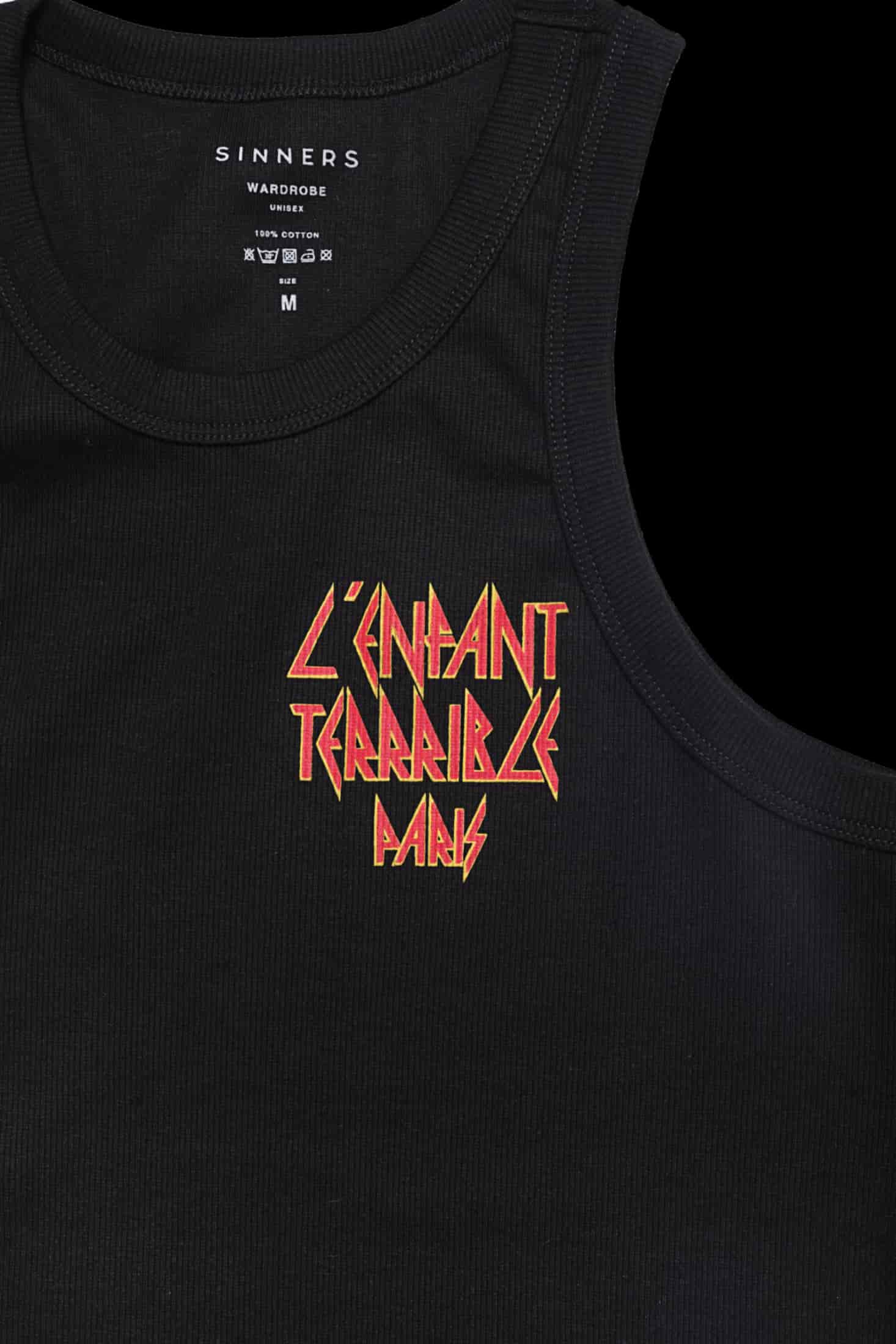 L'ENFANT BLACK WOMEN TANK TOP - miniatura 4