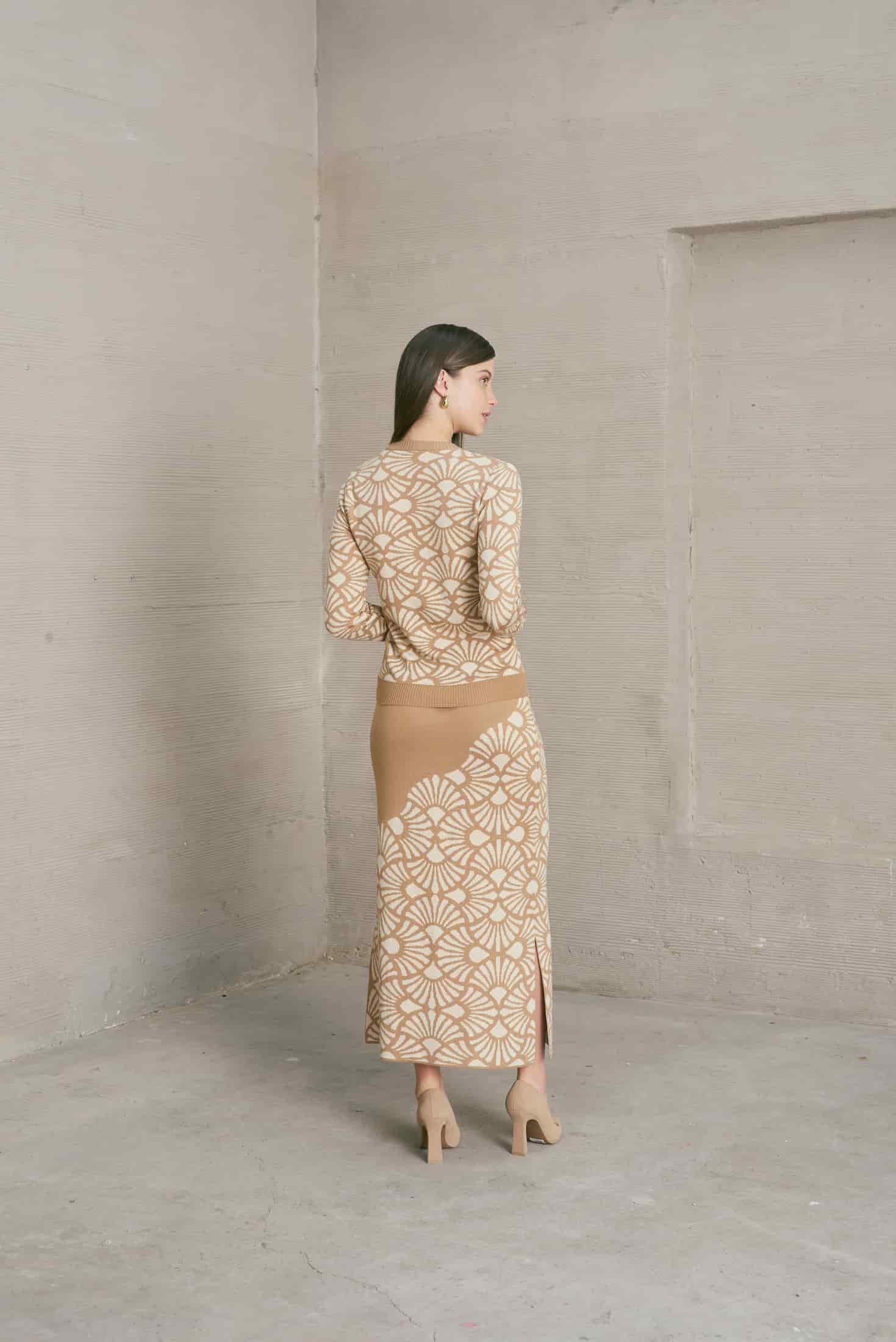 Falda Venus Camel-Beige - miniatura 3