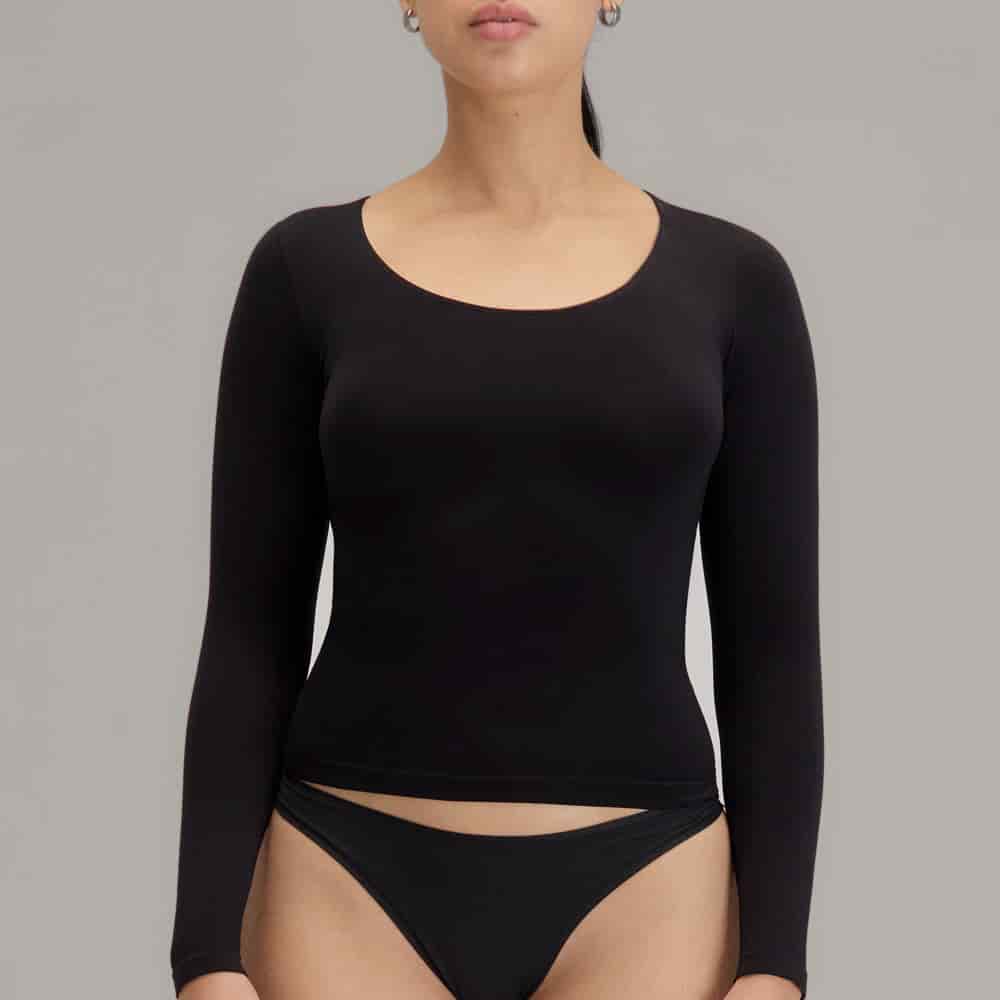 Camiseta Para Mujer Manga Larga Cuello Redondo | Lunia - miniatura 4