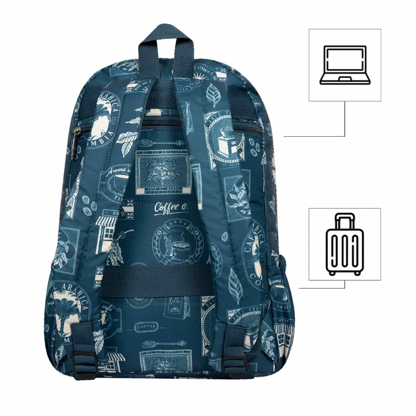 Morral Urbano Citybags Ultra Estampado Cafetero - miniatura 4