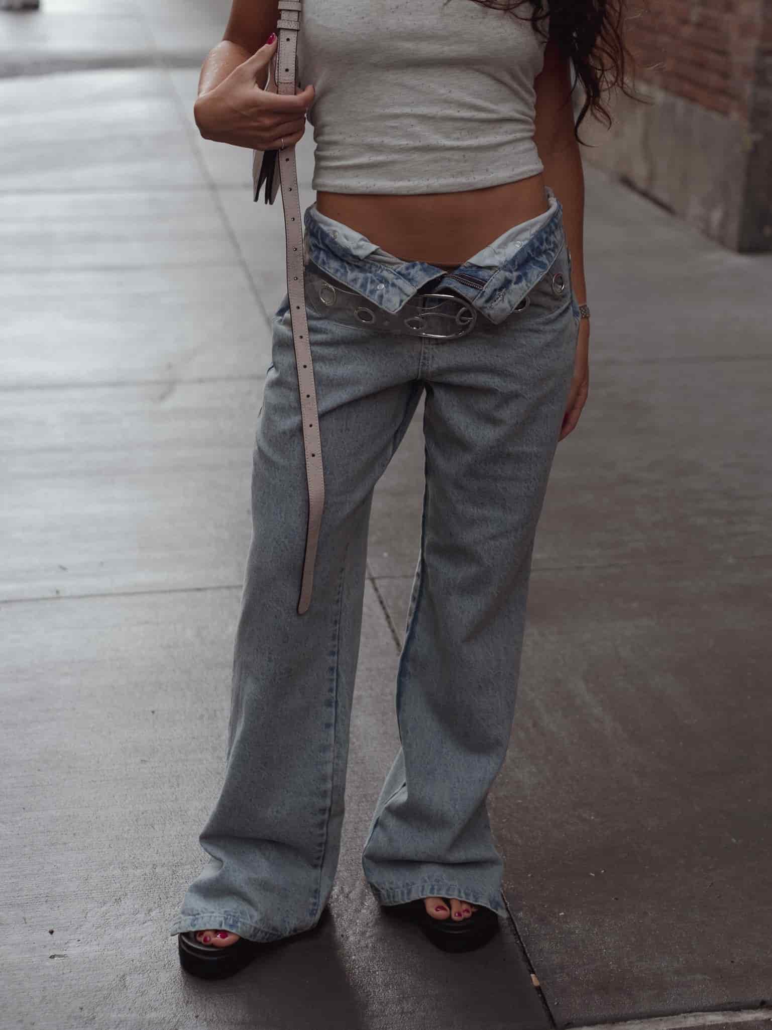 OPEN FLARE JEAN - 80'S LIGHT BLUE - miniatura 11