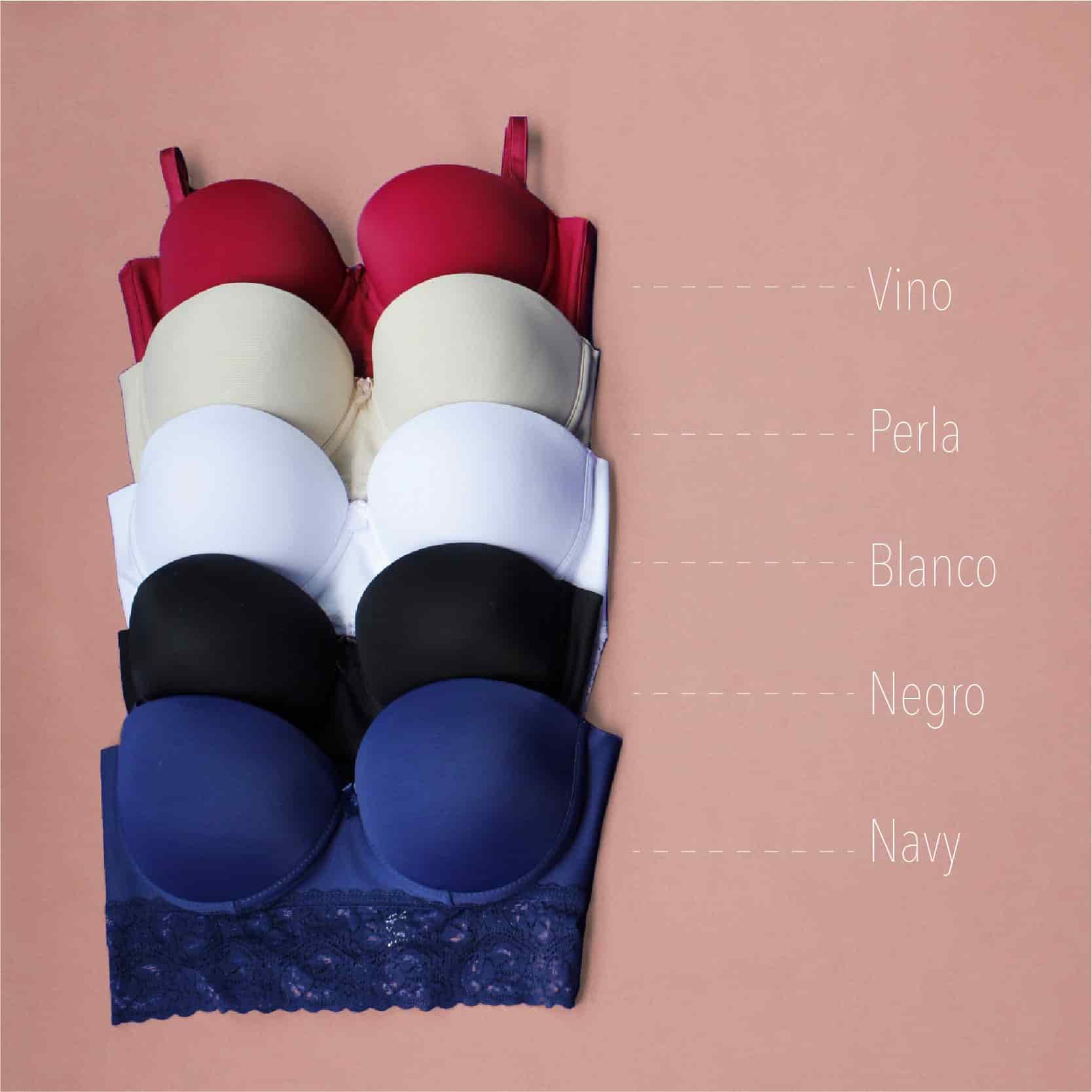 Brasier Strapless sin costuras con Franja - miniatura 3