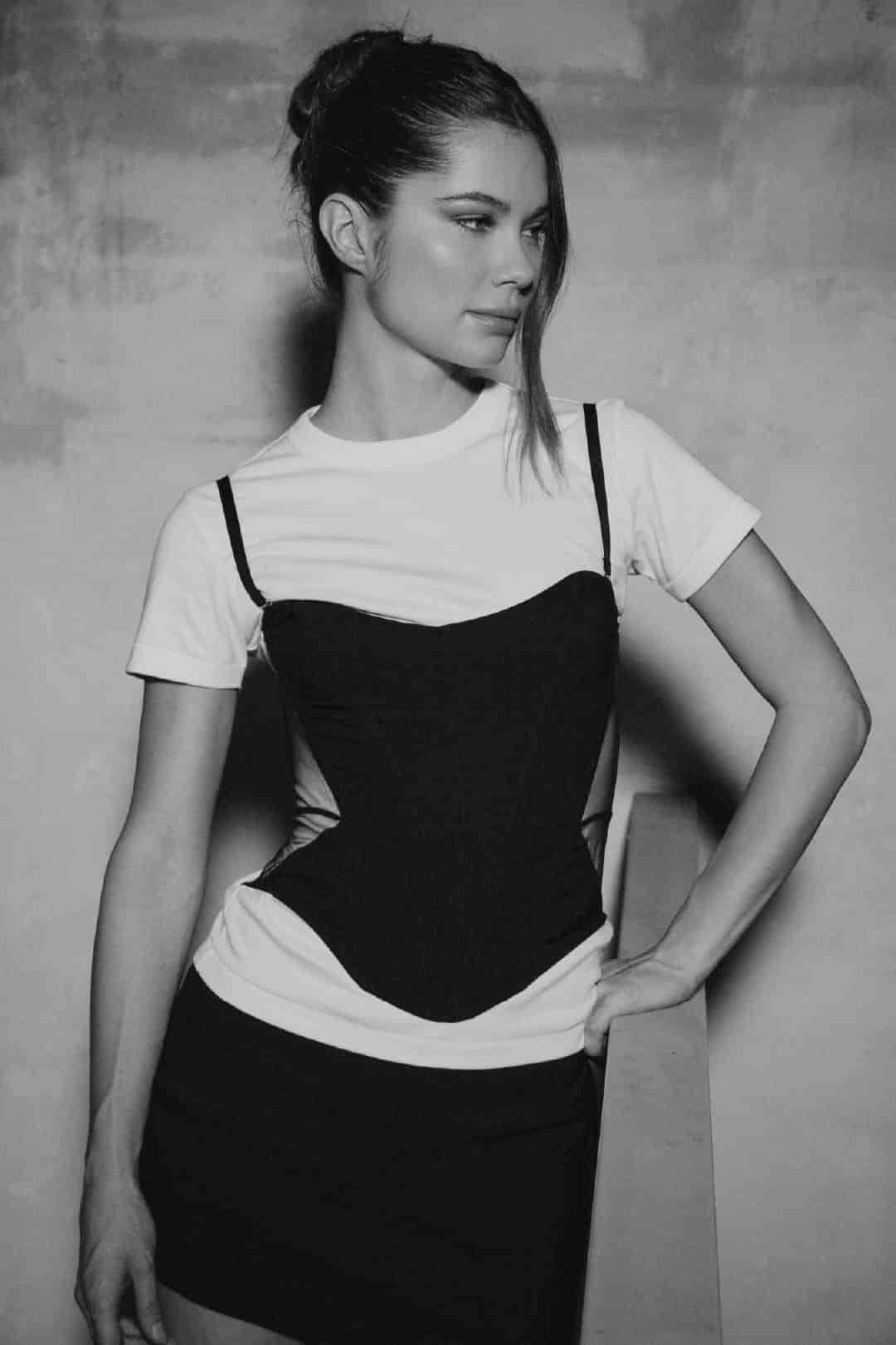CORSET LISA NEGRO - miniatura 5