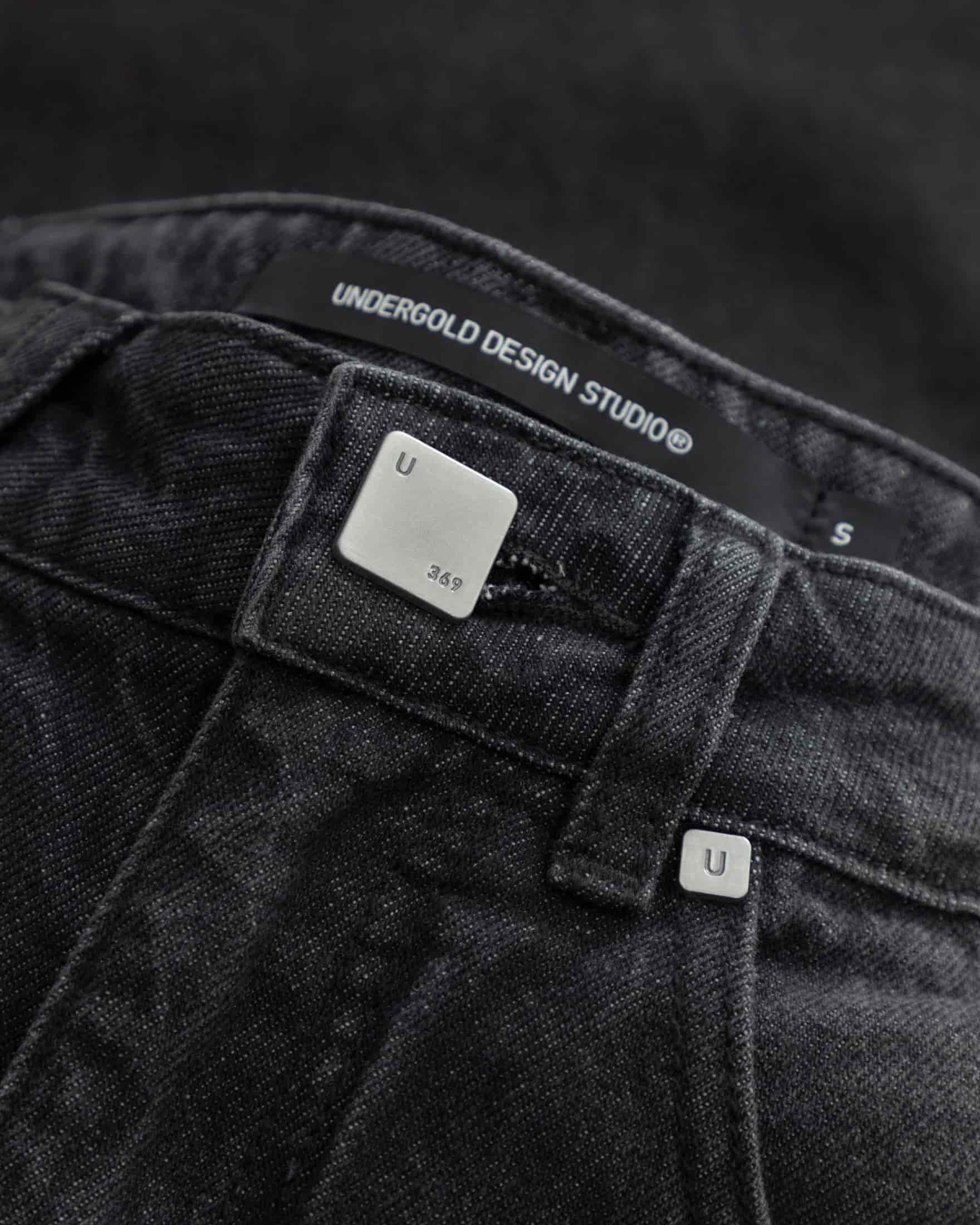 W Line Basic Wide Jeans Washed Black - miniatura 4