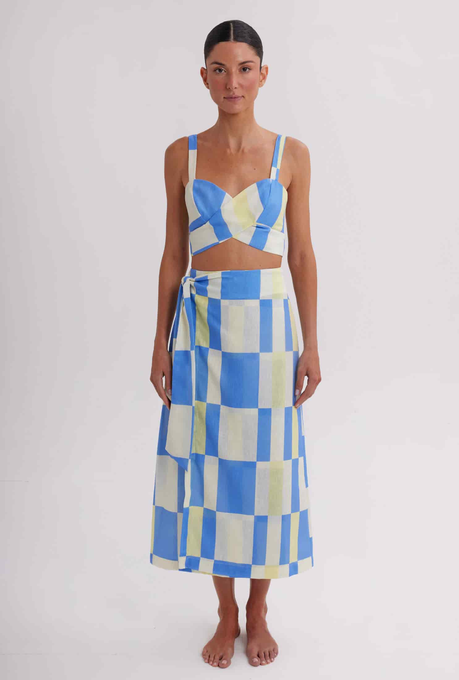 Crop Top Geena Falda Samira Coastal - miniatura 1
