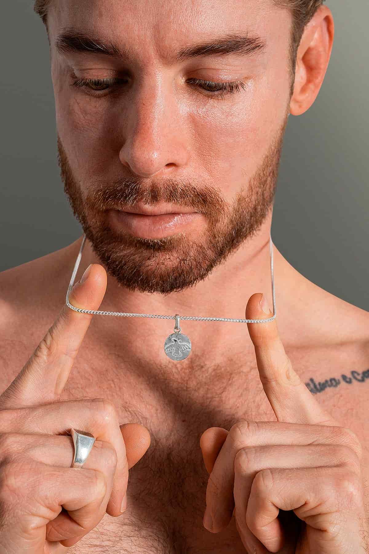 AËTOS | CADENA CON DIJE EN PLATA LEY 950 - miniatura 2