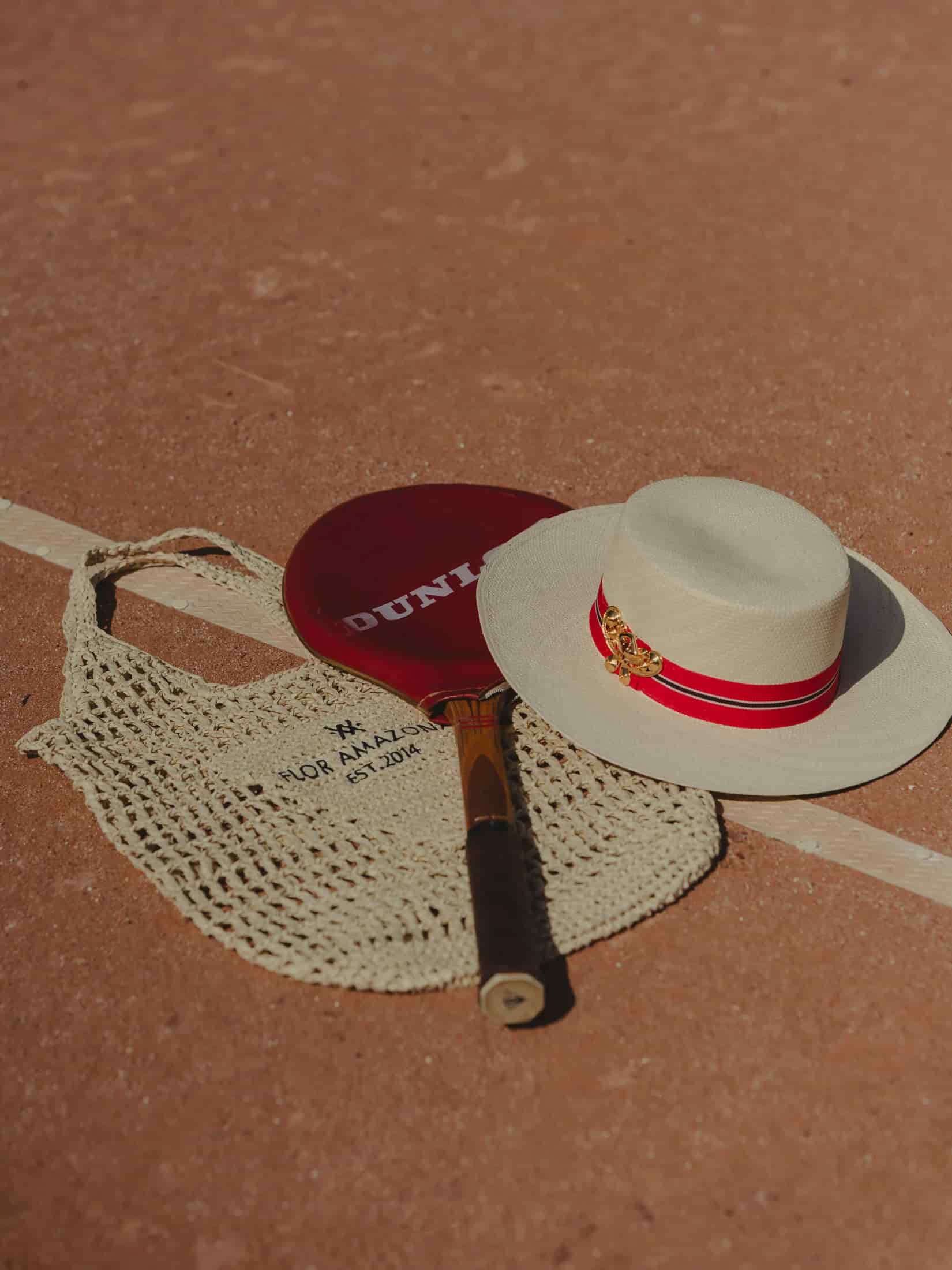 SOMBRERO MARIPOSA BOATER RED - miniatura 3
