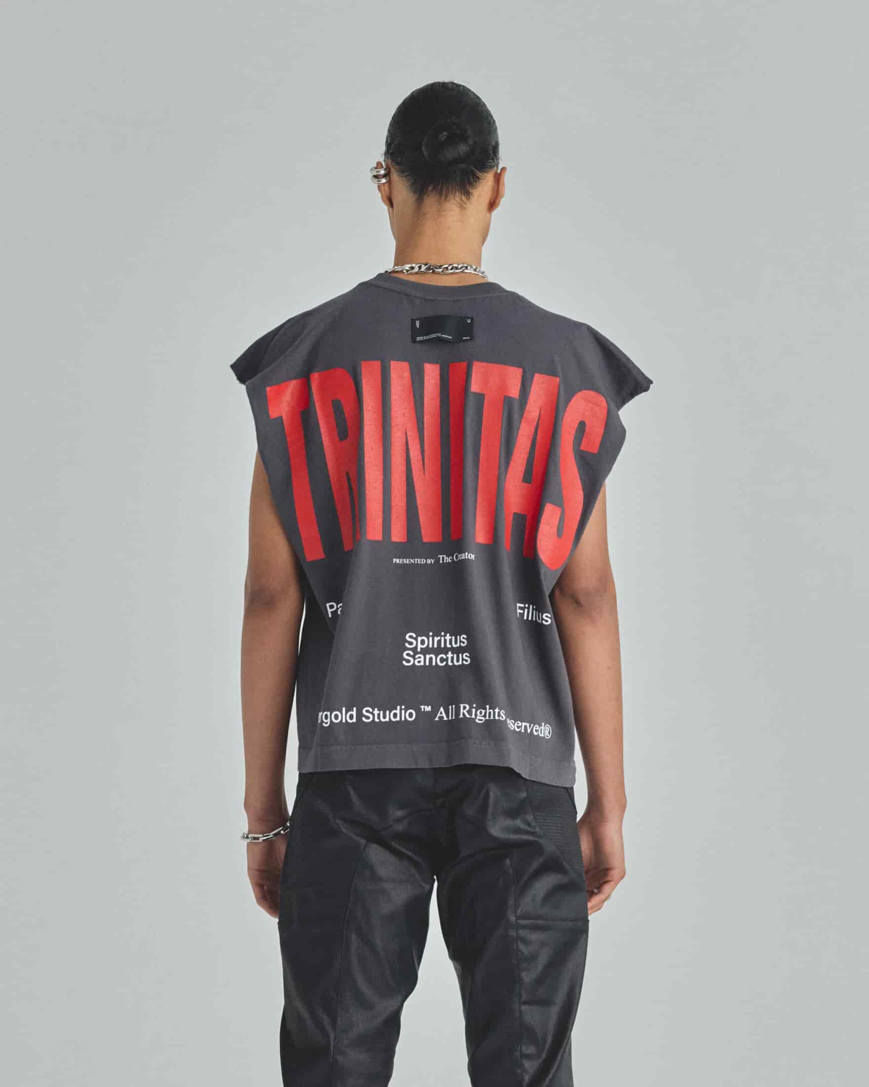 Spring Trinitas Sleeveless Tshirt Vintage Gray - miniatura 7