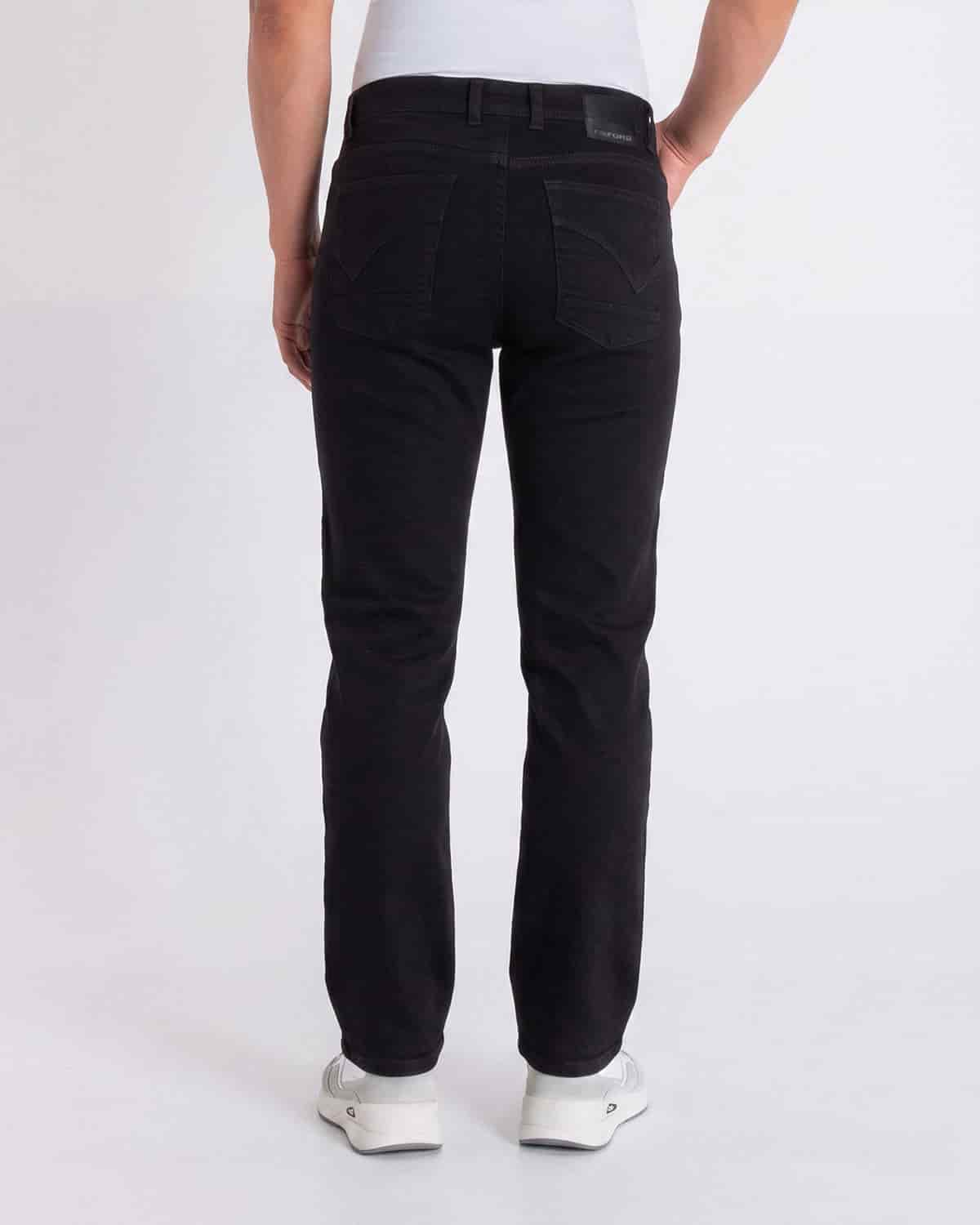 Jean regular negro para hombre - miniatura 4