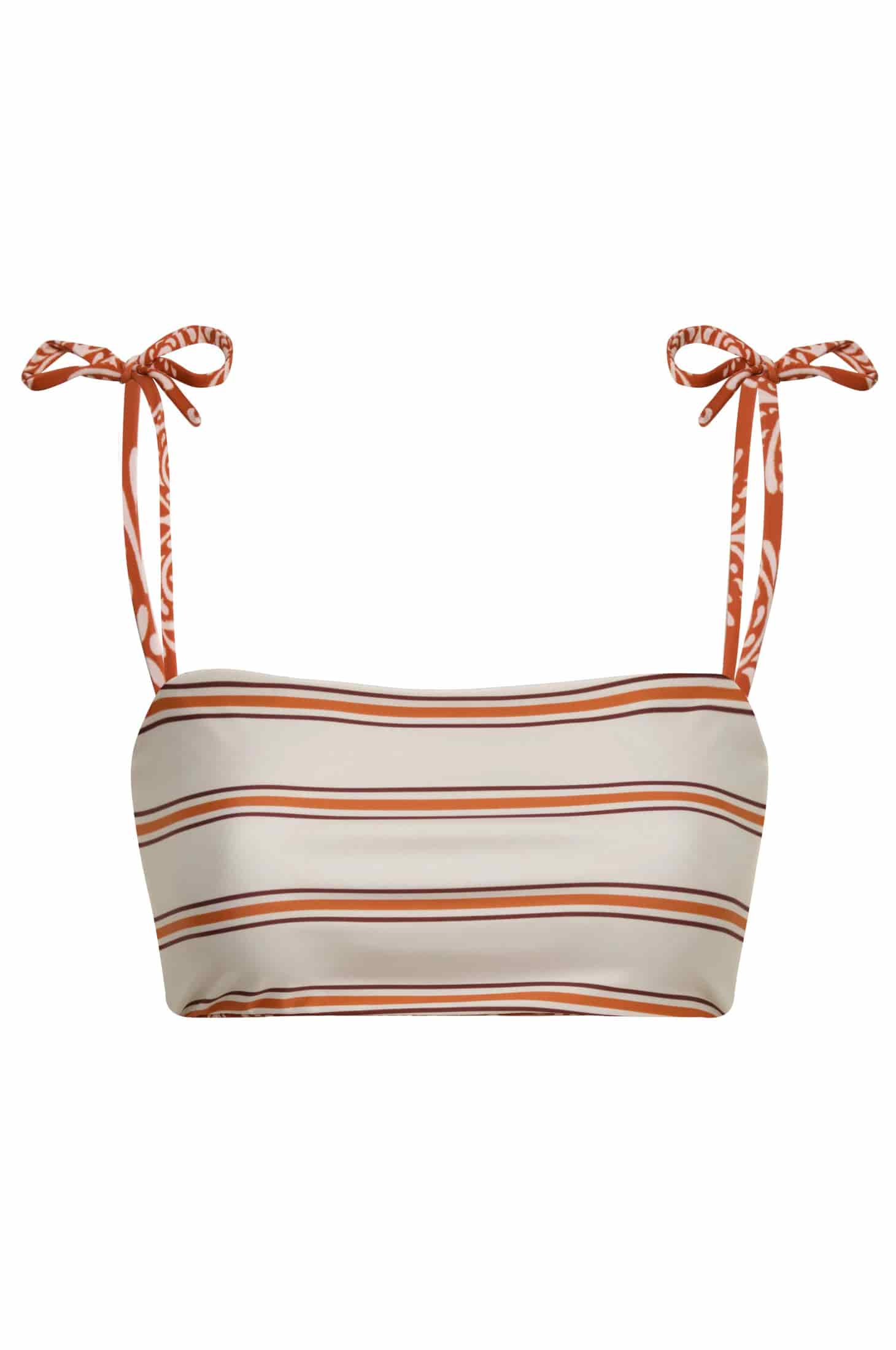 San Miguel Top / Red Arabesque - Orange Stripes - miniatura 4