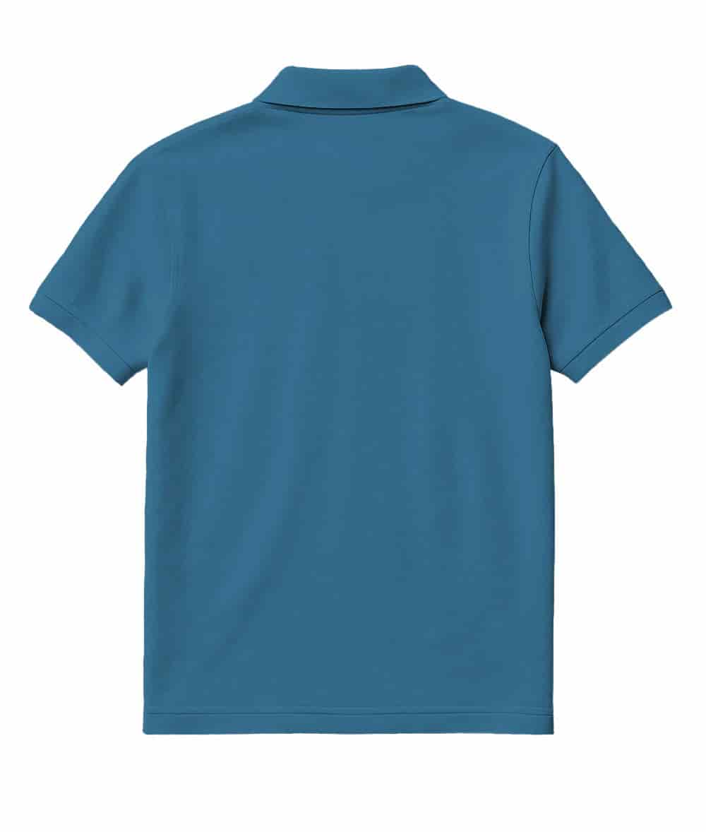 CAMISETA POLO AZUL PETROLEO - miniatura 4