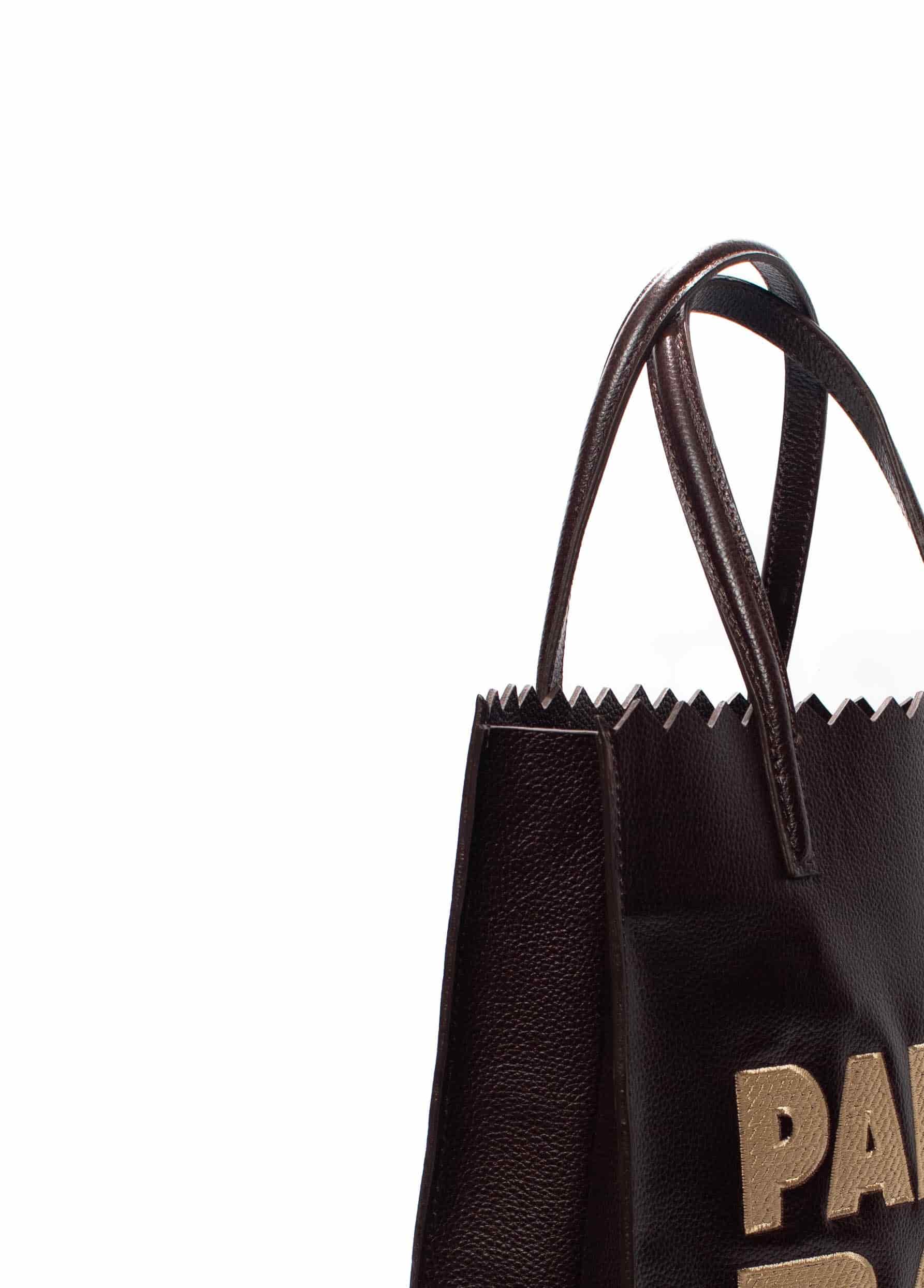 PAPER BAG - Chocolate x ivory - miniatura 4