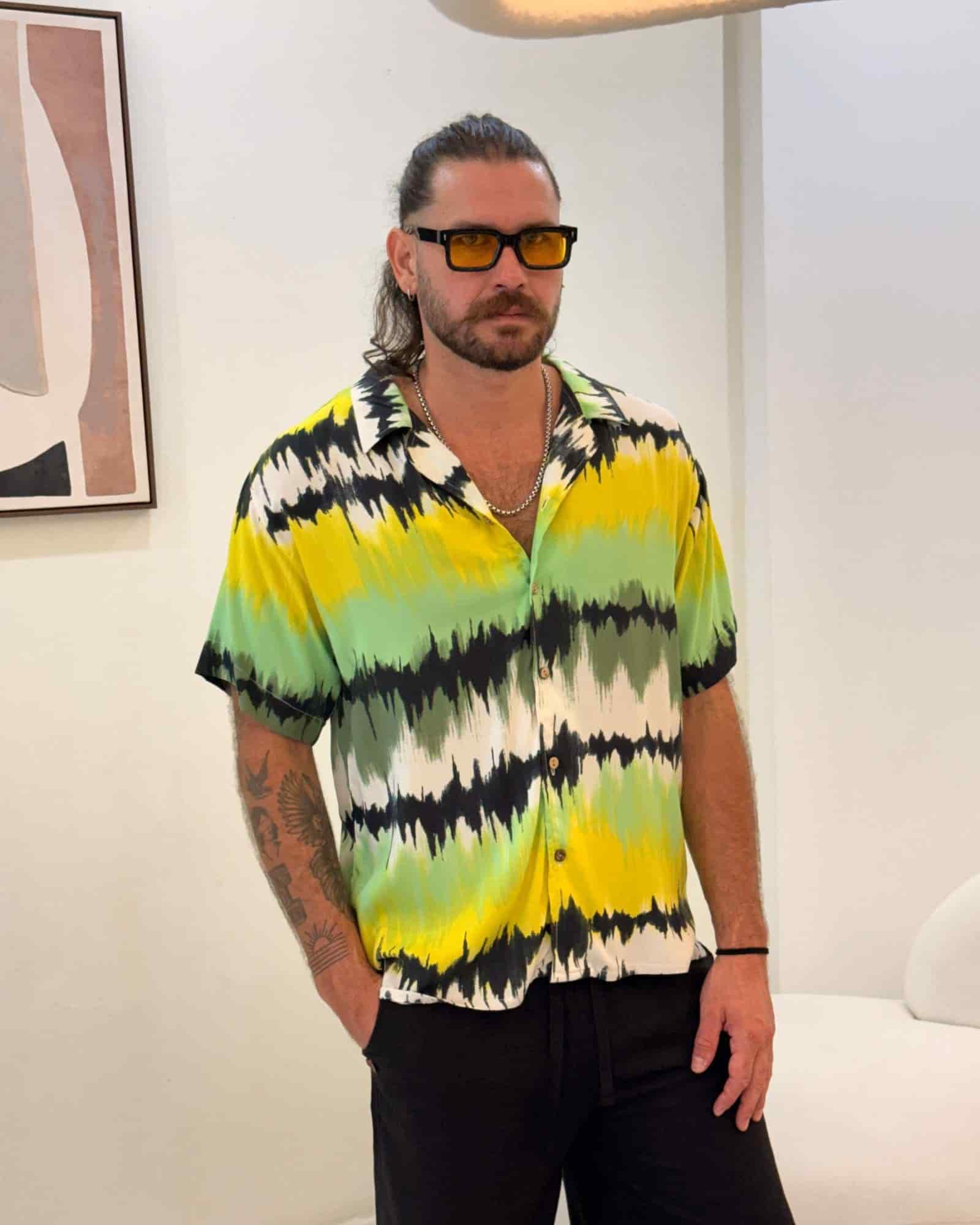 Camisa 3/4 reggae - miniatura 1