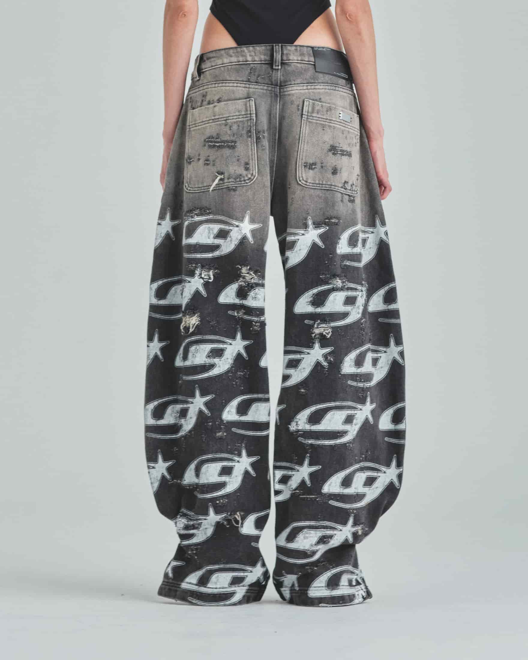 W Act 1 UG Star Ankle Focus Jean Washed Gray - miniatura 5