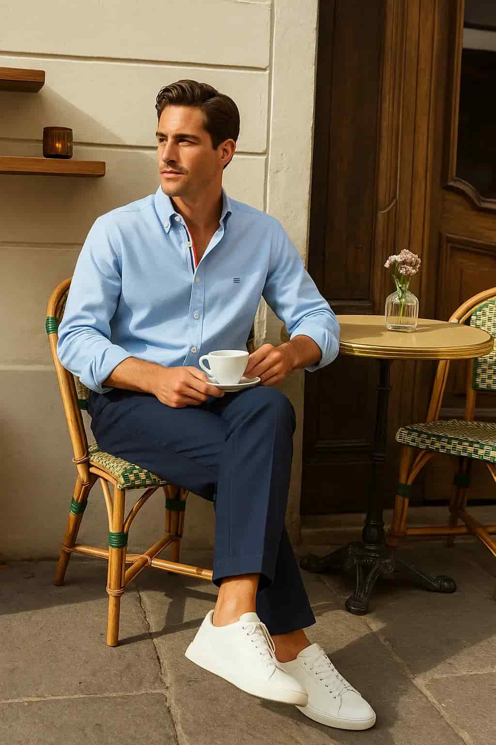 Camisa Royal Oxford - Blu République - miniatura 8