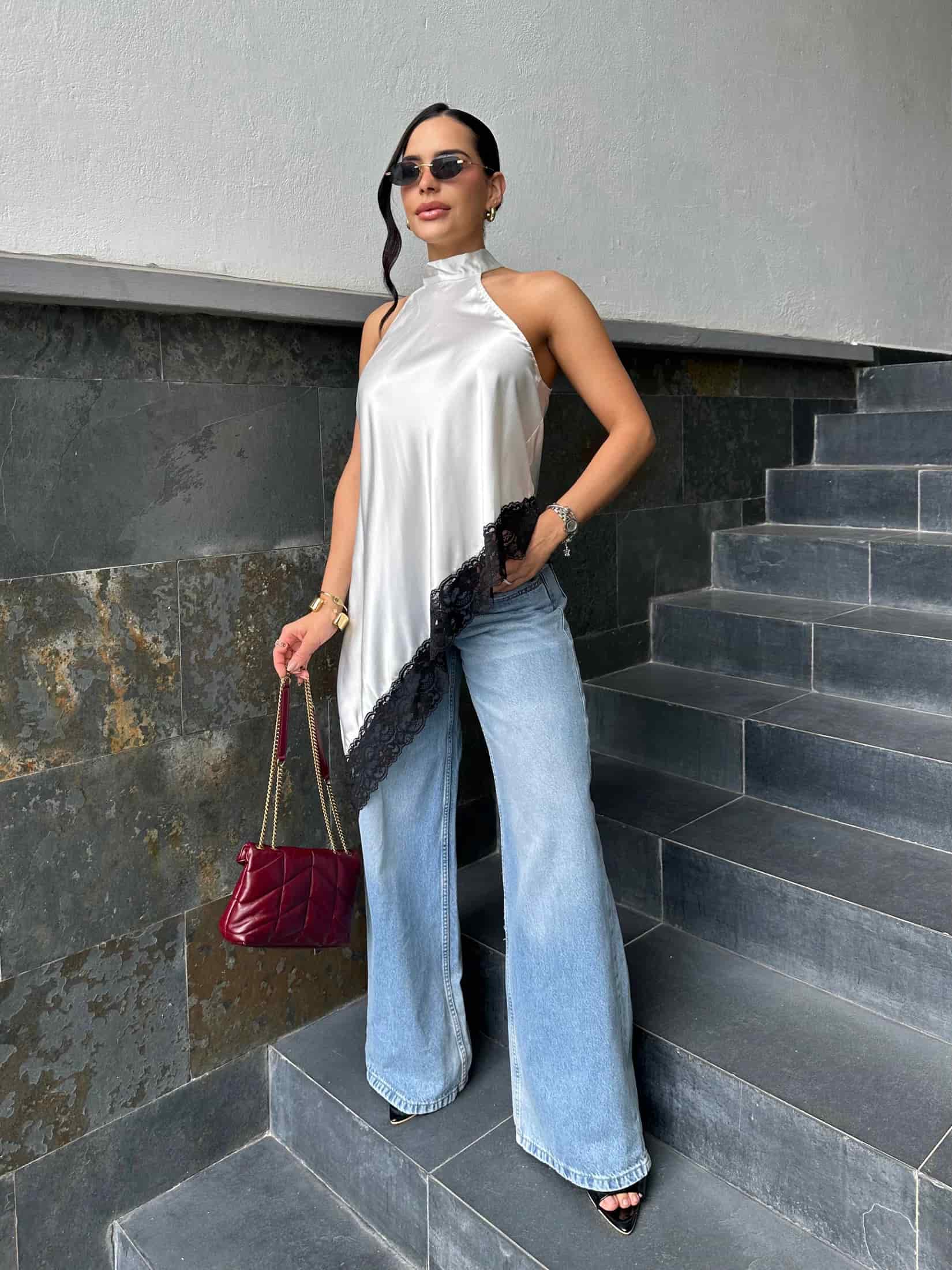 BLUSA JIMENEZ BLANCO - miniatura 4