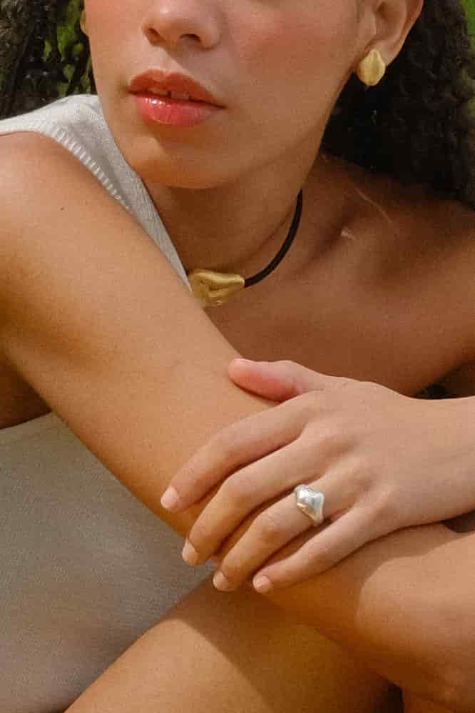 ORGANIC SILVER RING - miniatura 2