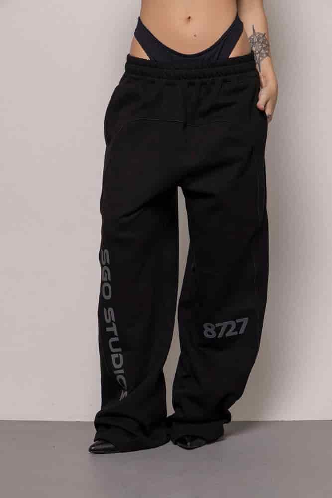 Sudadera 8727 Sgo Dama-Negra - miniatura 2