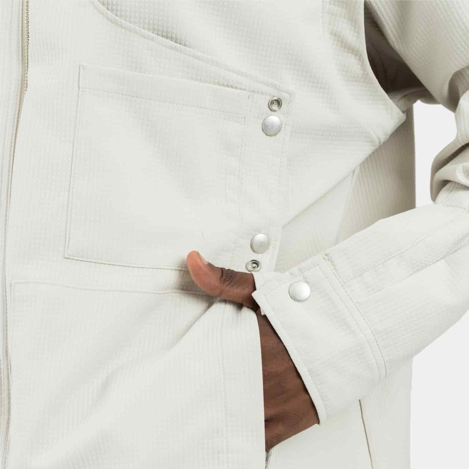 Convertible Utility Jacket Beige - miniatura 16