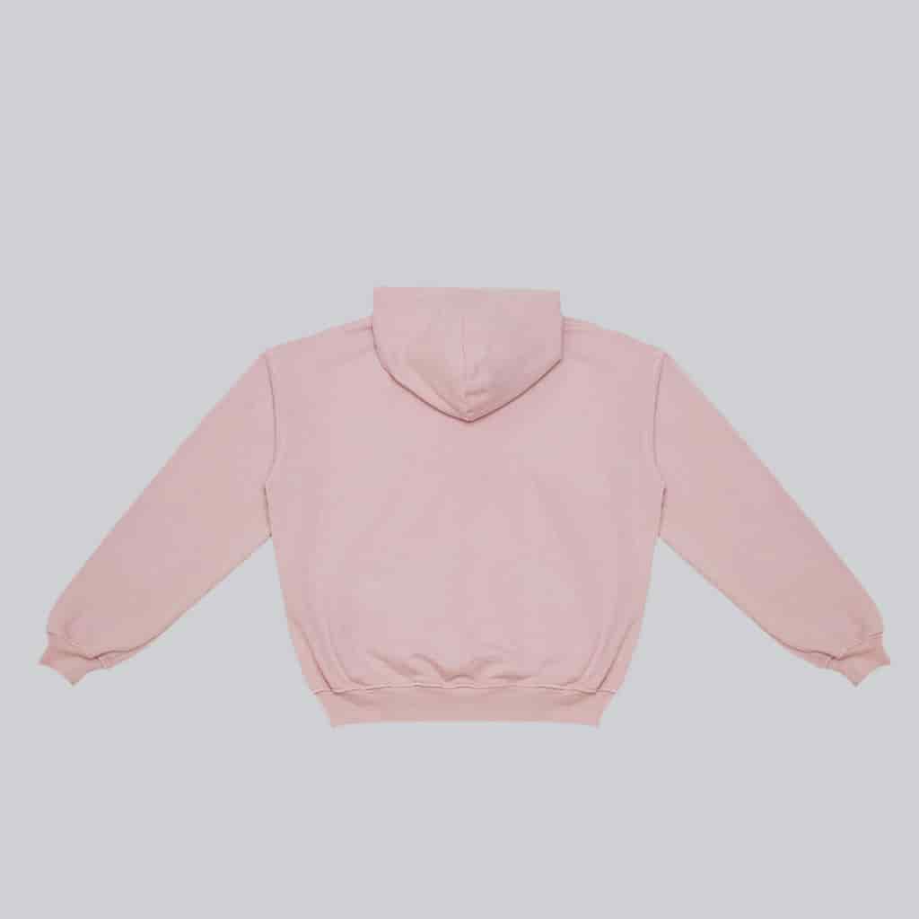 Hoodie BLOCK rojo sobre rosa - miniatura 2