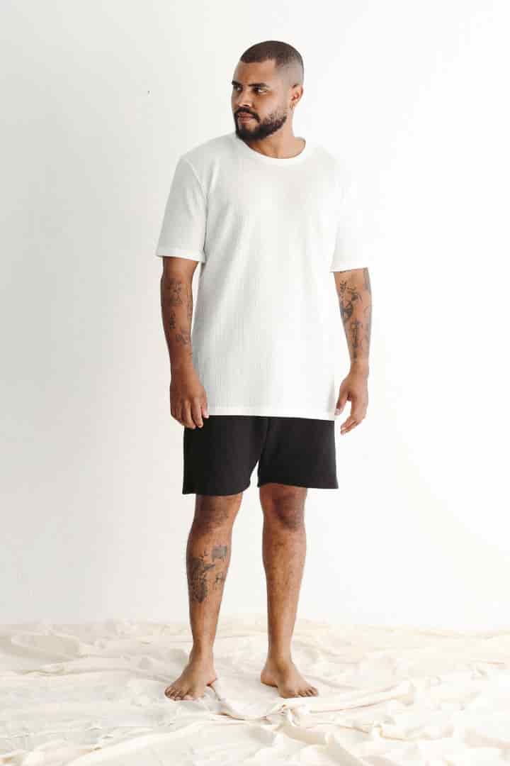 Camiseta texturizada hueso - miniatura 8