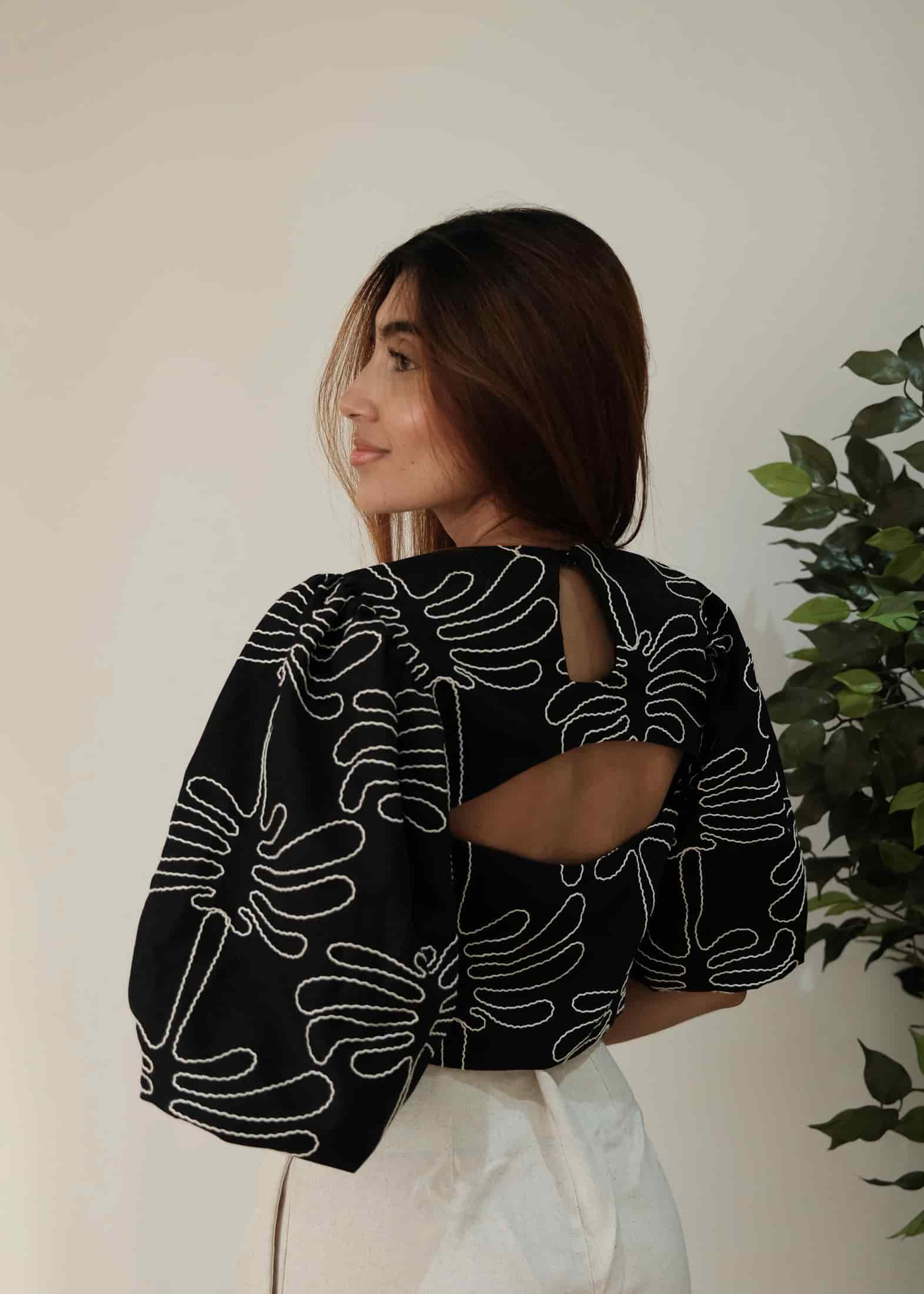 Blusa Palmeras Muestra - miniatura 2