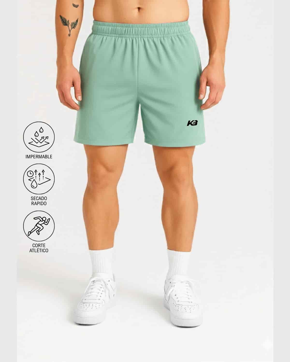 Pantaloneta Impermeable Fit Atletico┃KBMEN RF.401 - miniatura 7