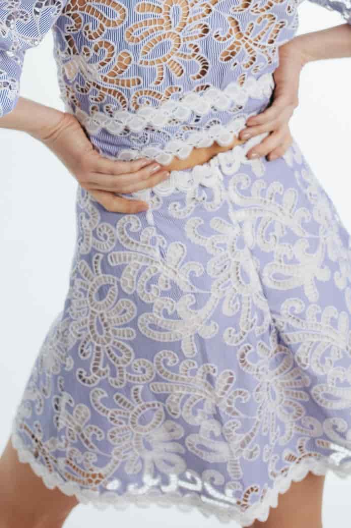 CECIL MINI SKIRT BLUE - miniatura 2