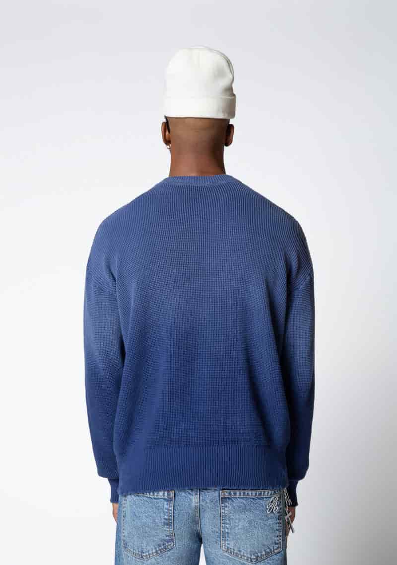 Dopamine blue knit crewneck - miniatura 3
