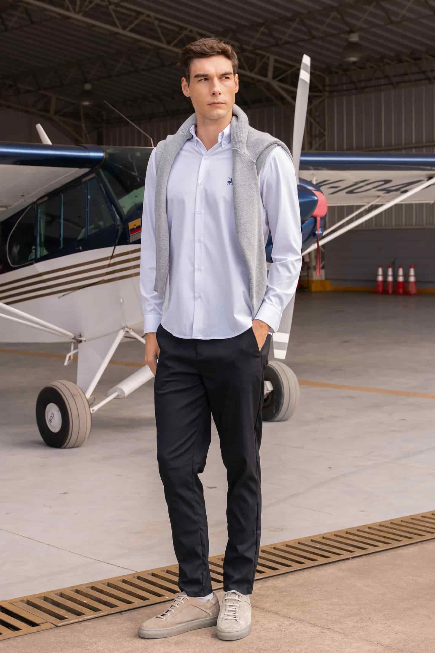 Camisa Motion Hombre Blanco - miniatura 2