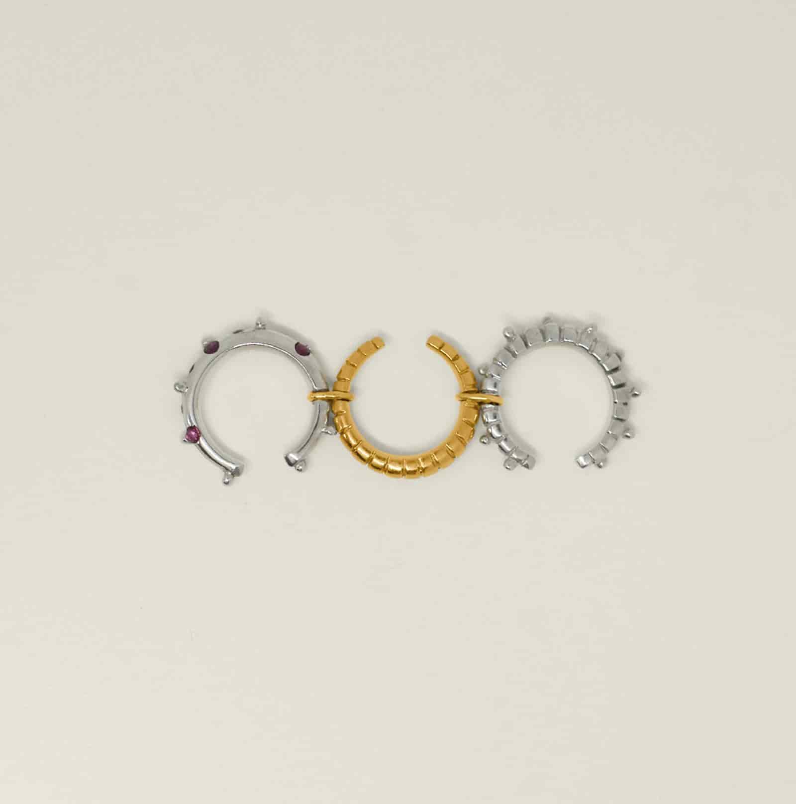Triple Akis Ruby Ring - miniatura 2