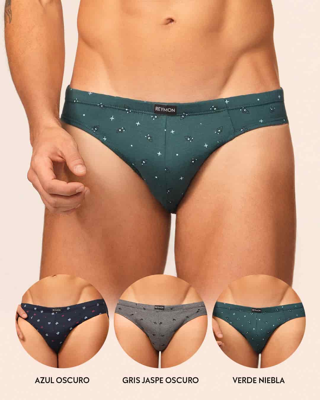Tanga Algodón estampada PAQUETE x3 Ref.1003 - miniatura 2